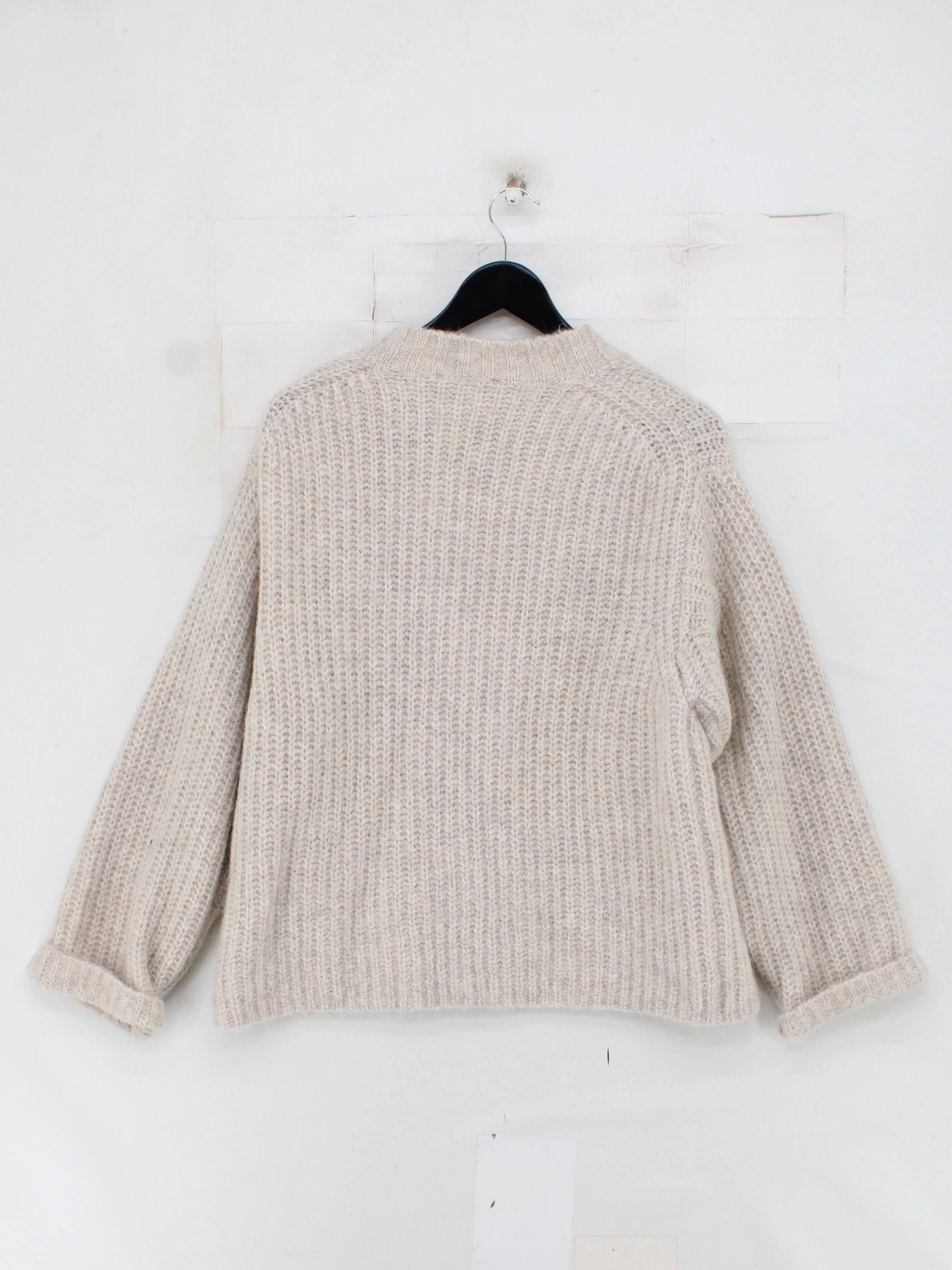 Mint Velvet Women's Cardigan L Cream 100% Other V-Neck Cardigan - Image 2