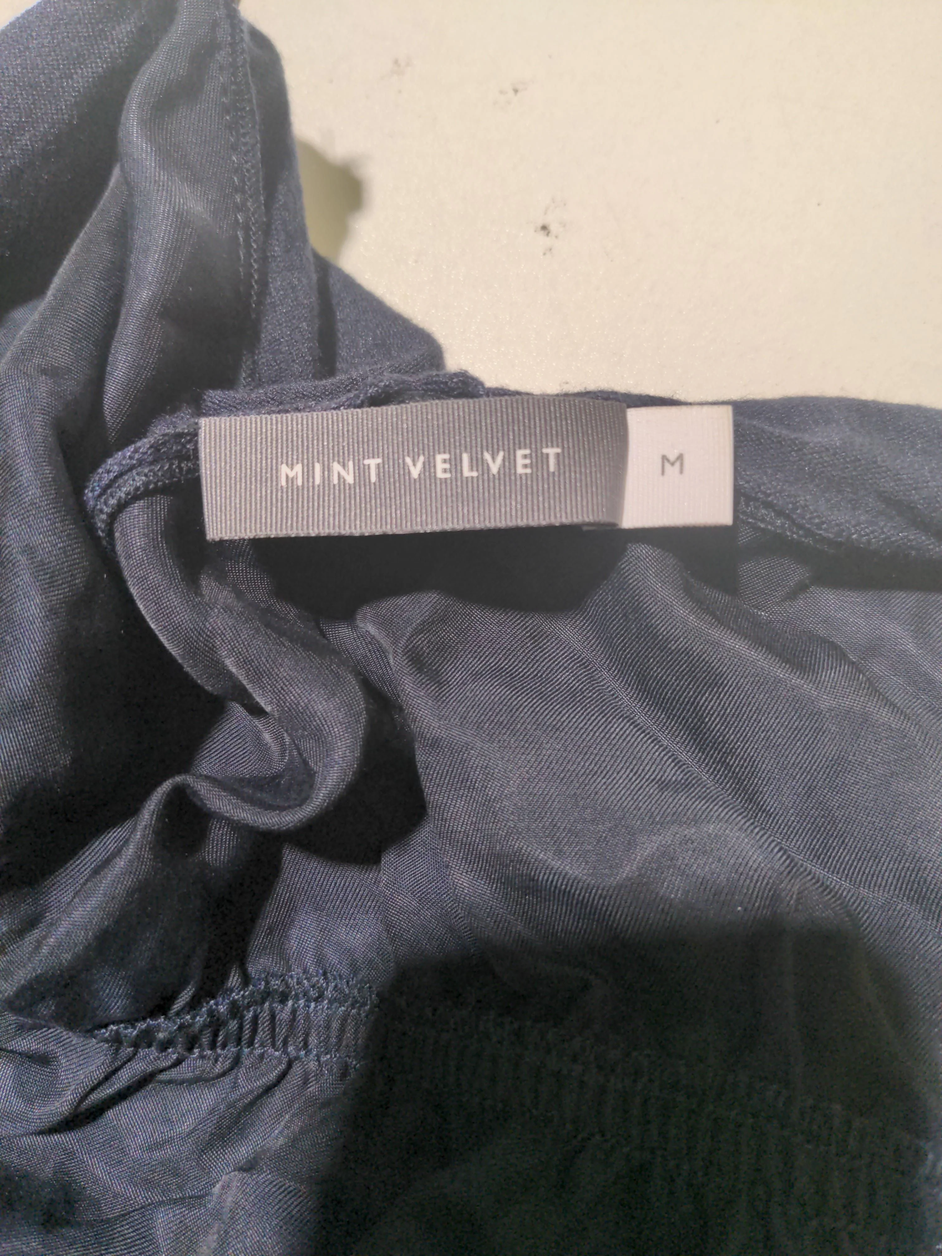 Mint Velvet Women's Cardigan M Blue Viscose with Polyamide, Elastane Cardigan - Image 5