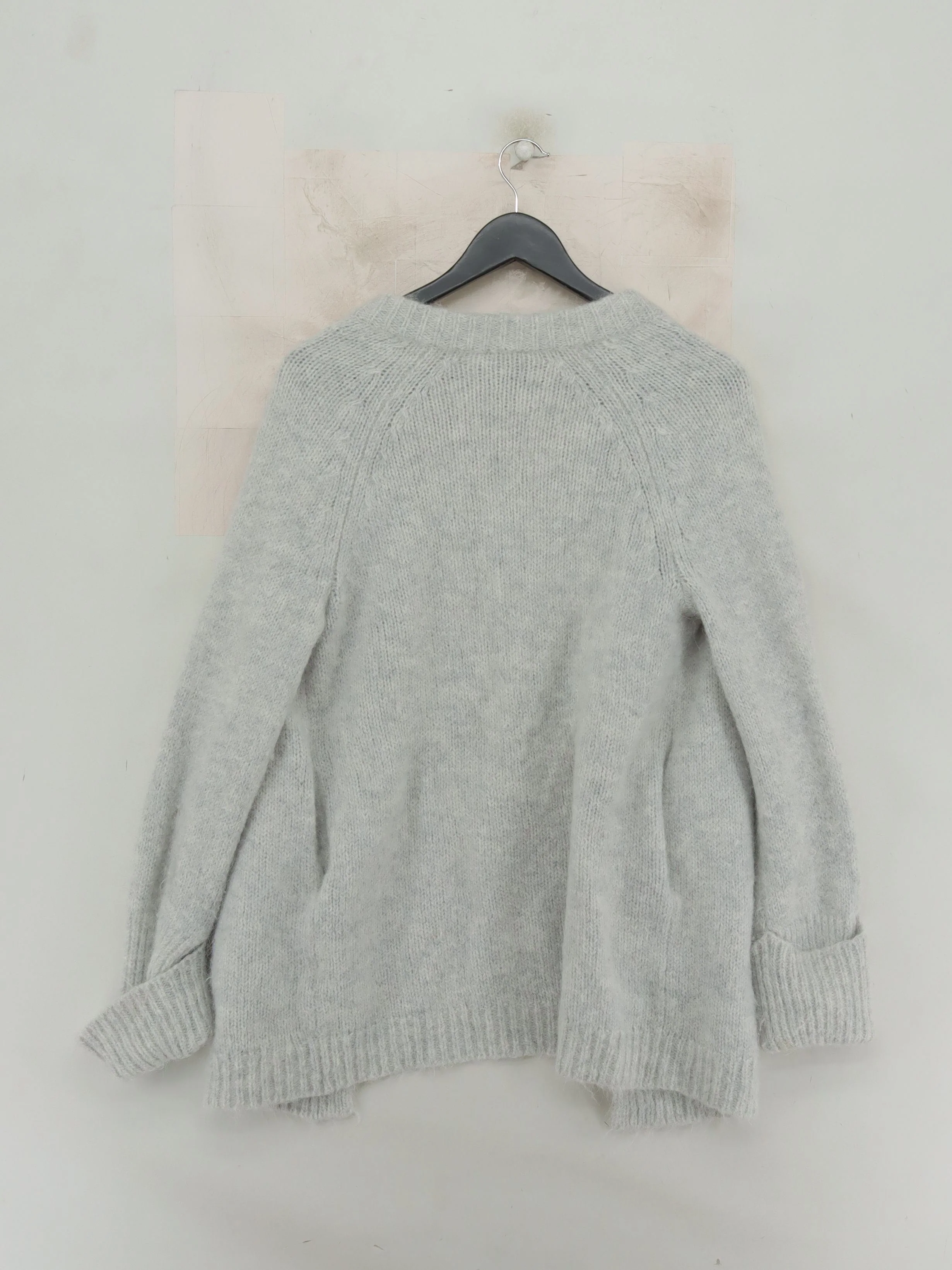 Mint Velvet Women's Cardigan S Grey Other with Polyamide, Wool Cardigan - Image 2