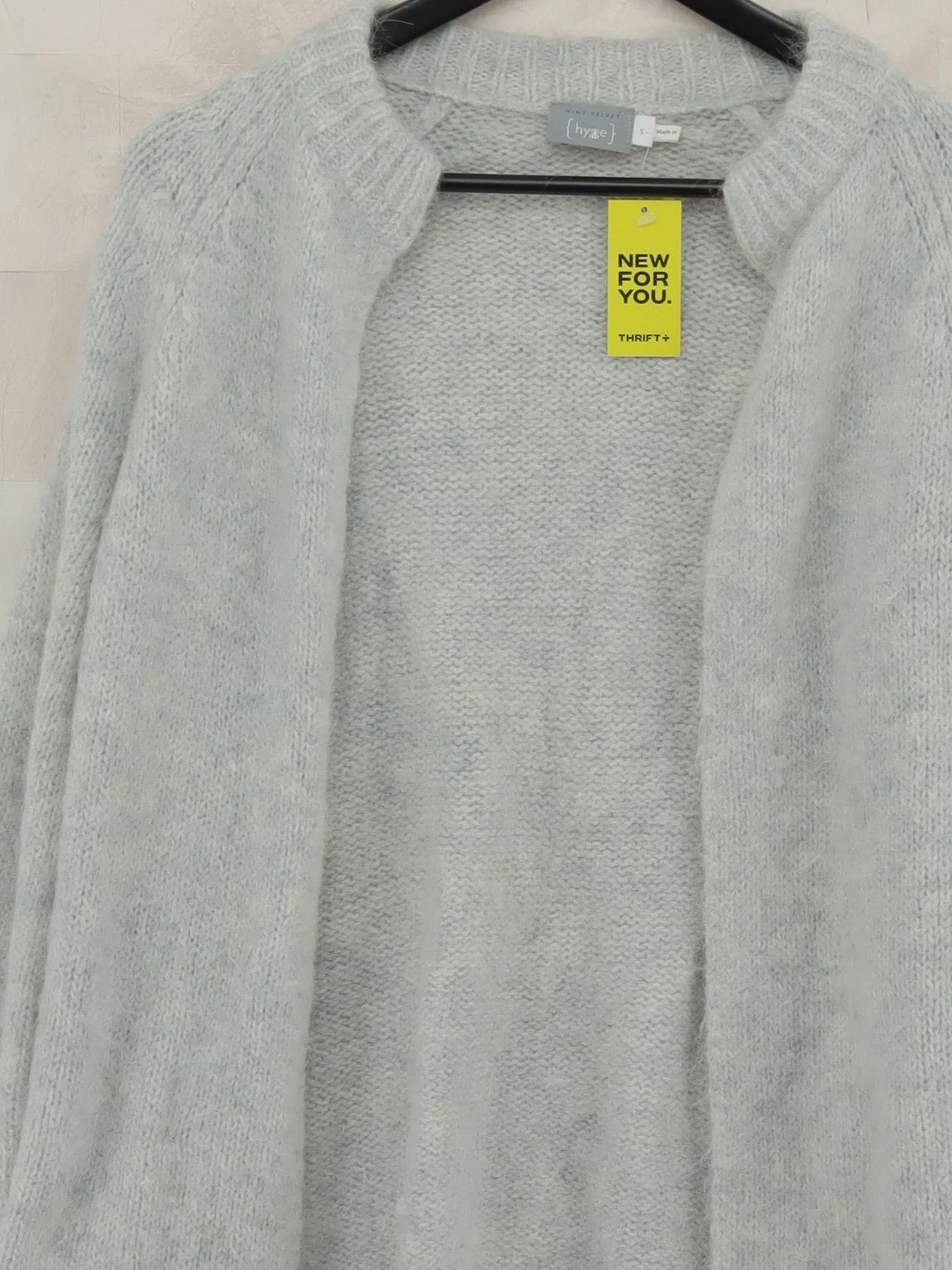 Mint Velvet Women's Cardigan S Grey Other with Polyamide, Wool Cardigan - Image 3