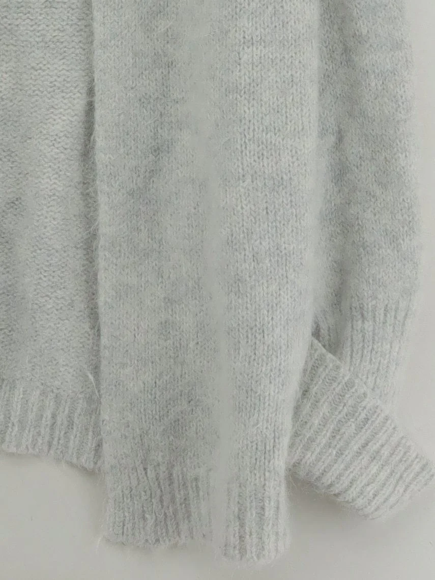 Mint Velvet Women's Cardigan S Grey Other with Polyamide, Wool Cardigan - Image 4
