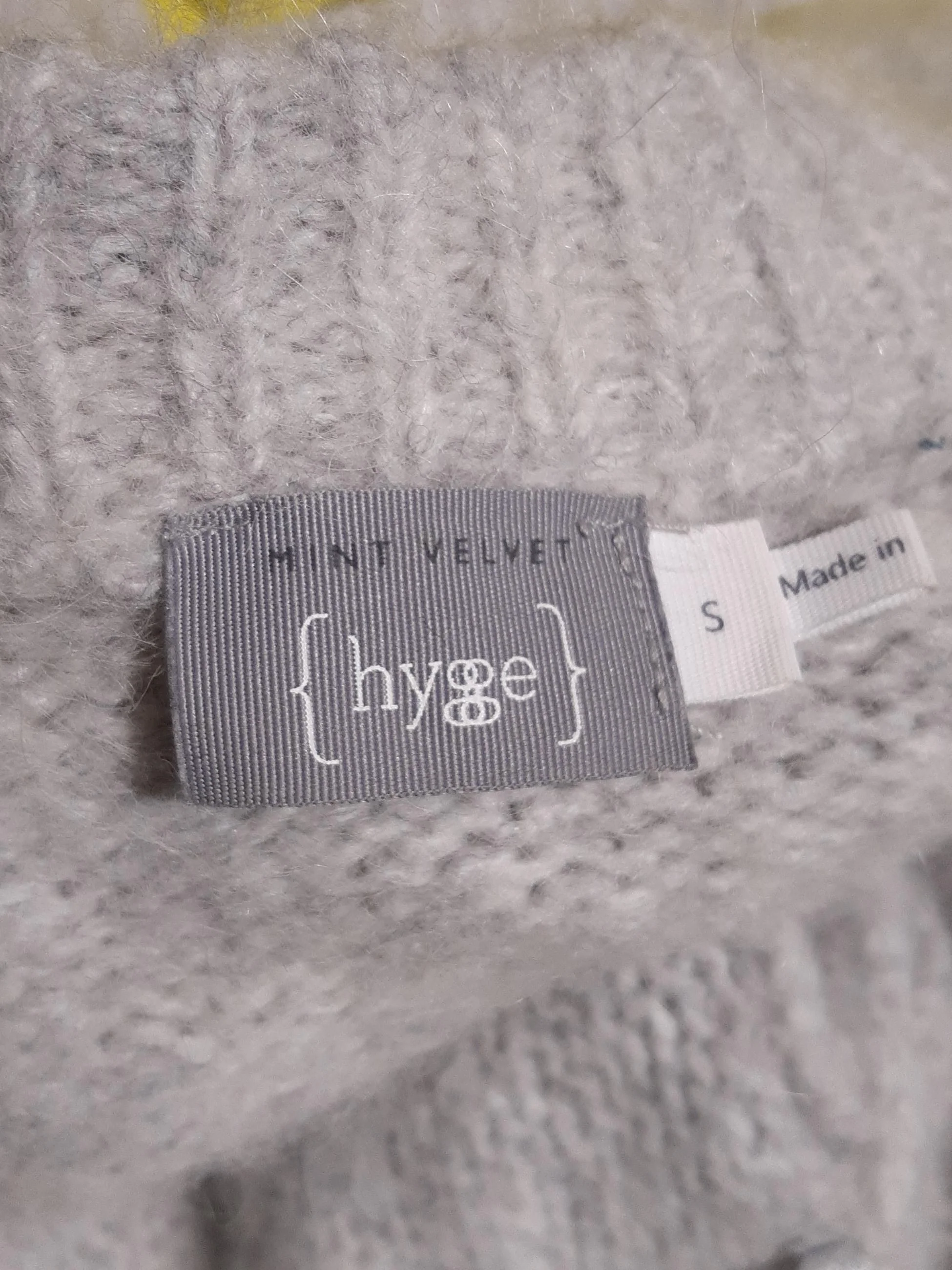 Mint Velvet Women's Cardigan S Grey Other with Polyamide, Wool Cardigan - Image 5