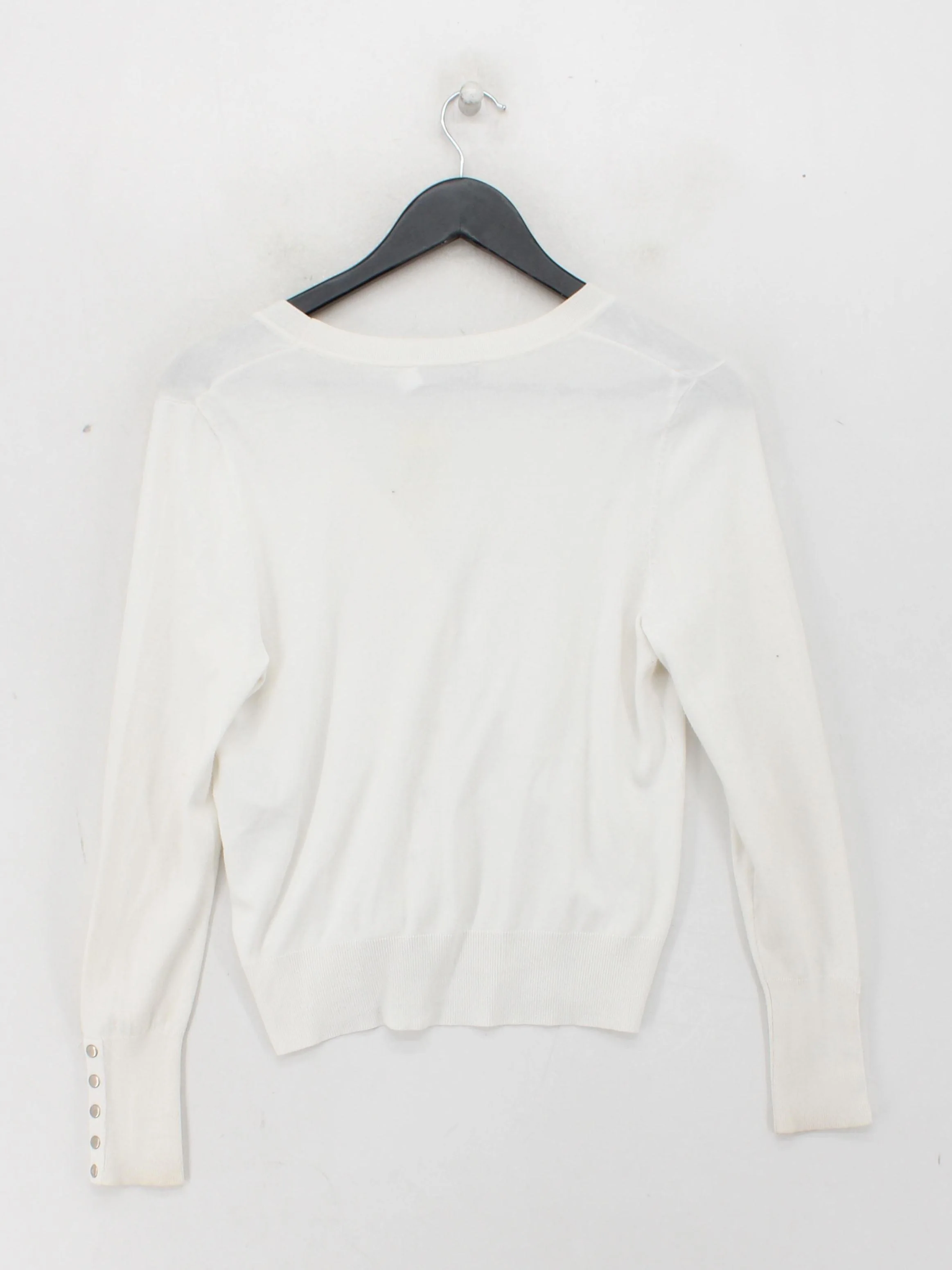 Mint Velvet Women's Cardigan S White Viscose - Image 2