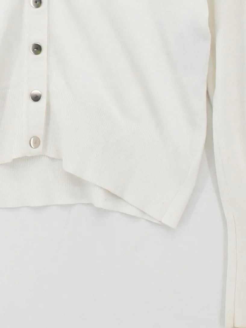 Mint Velvet Women's Cardigan S White Viscose - Image 4