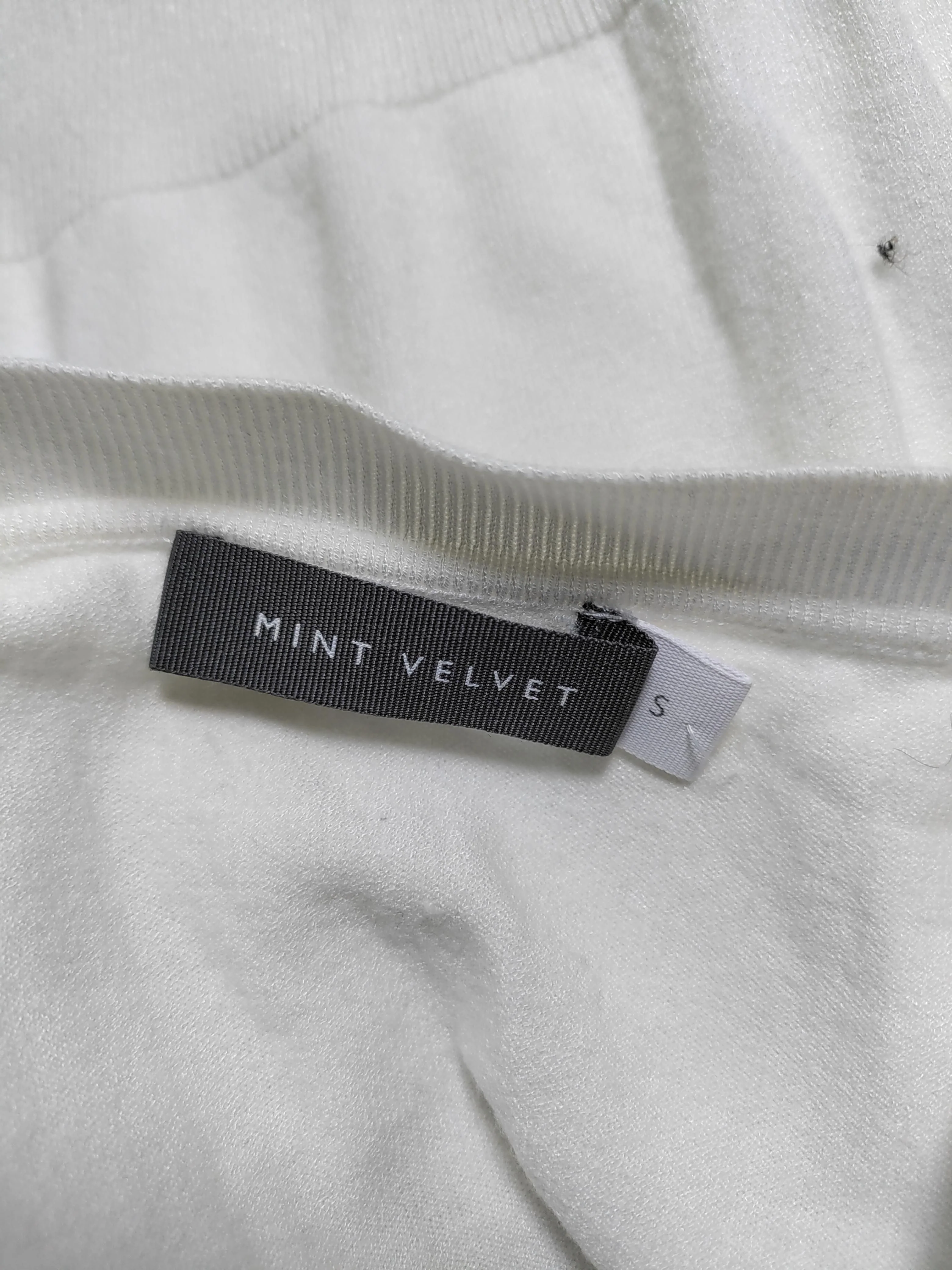 Mint Velvet Women's Cardigan S White Viscose - Image 6