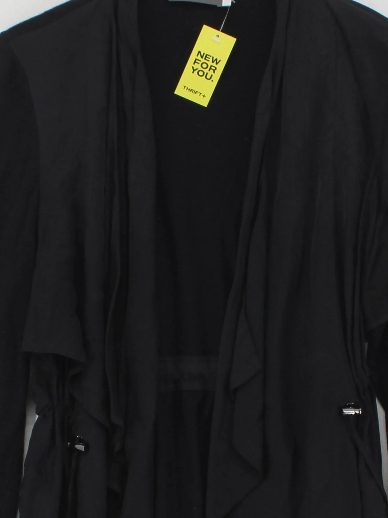Mint Velvet Women's Cardigan UK 14 Black Lyocell Modal - Image 3