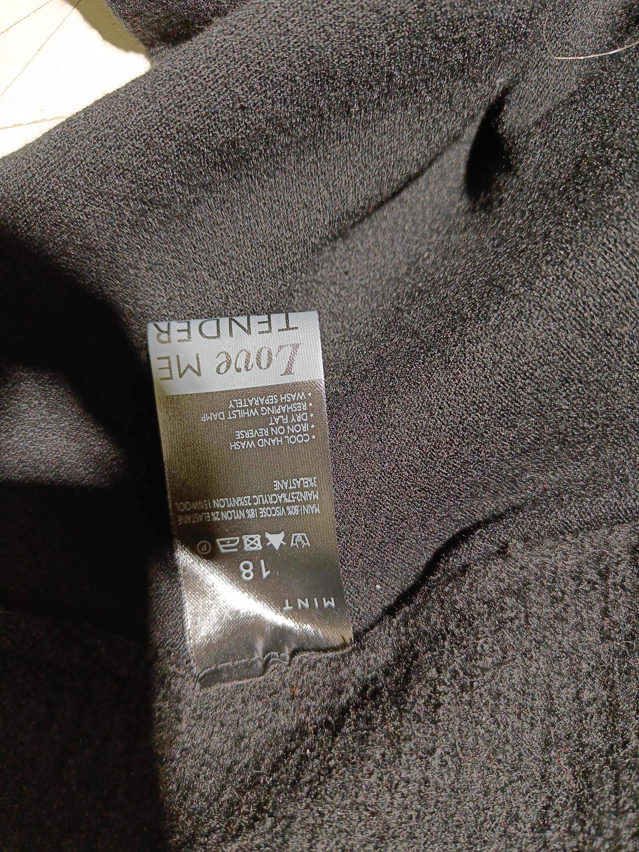 Mint Velvet Women's Cardigan UK 18 Black Acrylic with Nylon, Wool Cardigan - Image 7