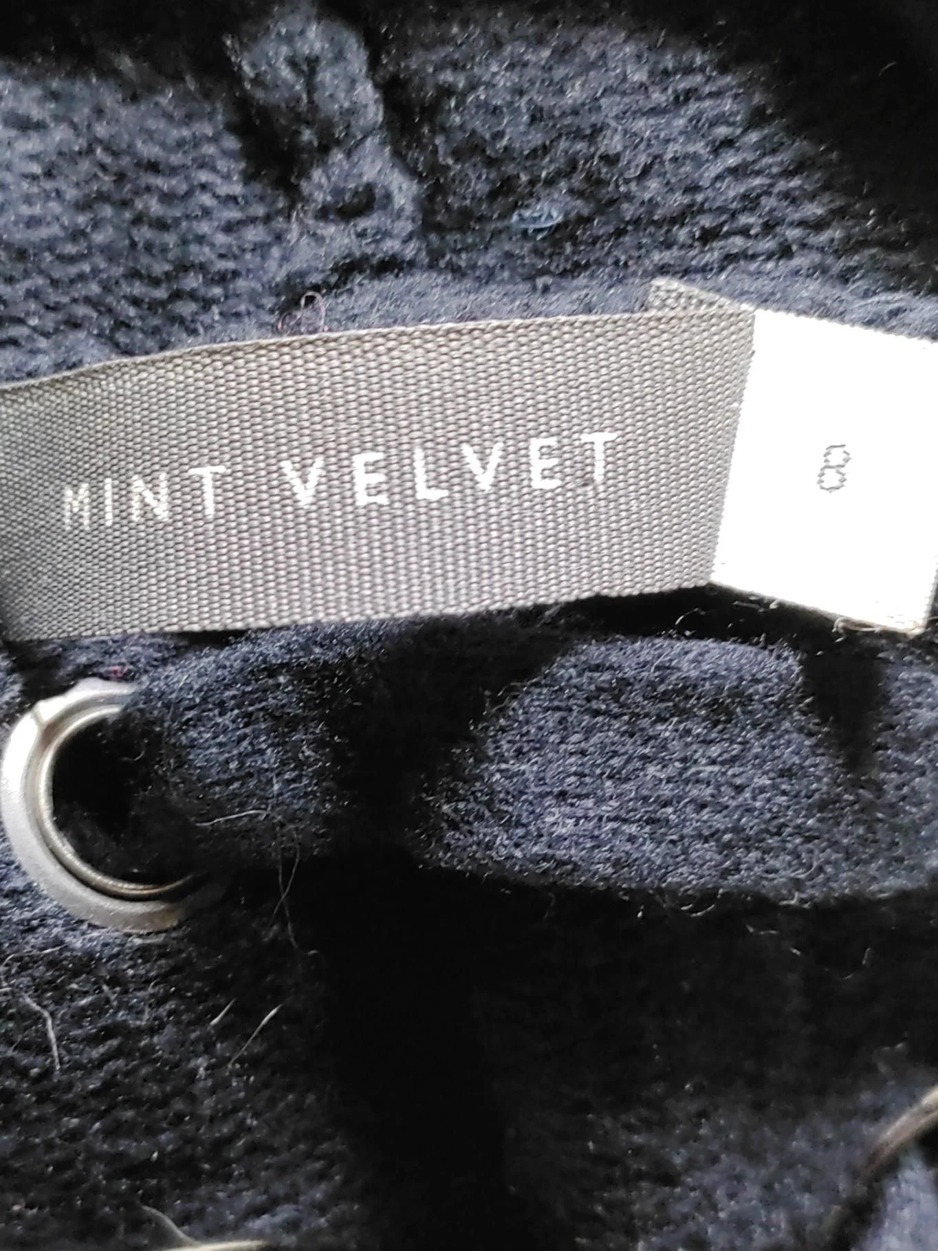 Mint Velvet Women's Cardigan UK 8 Black Cotton - Image 7