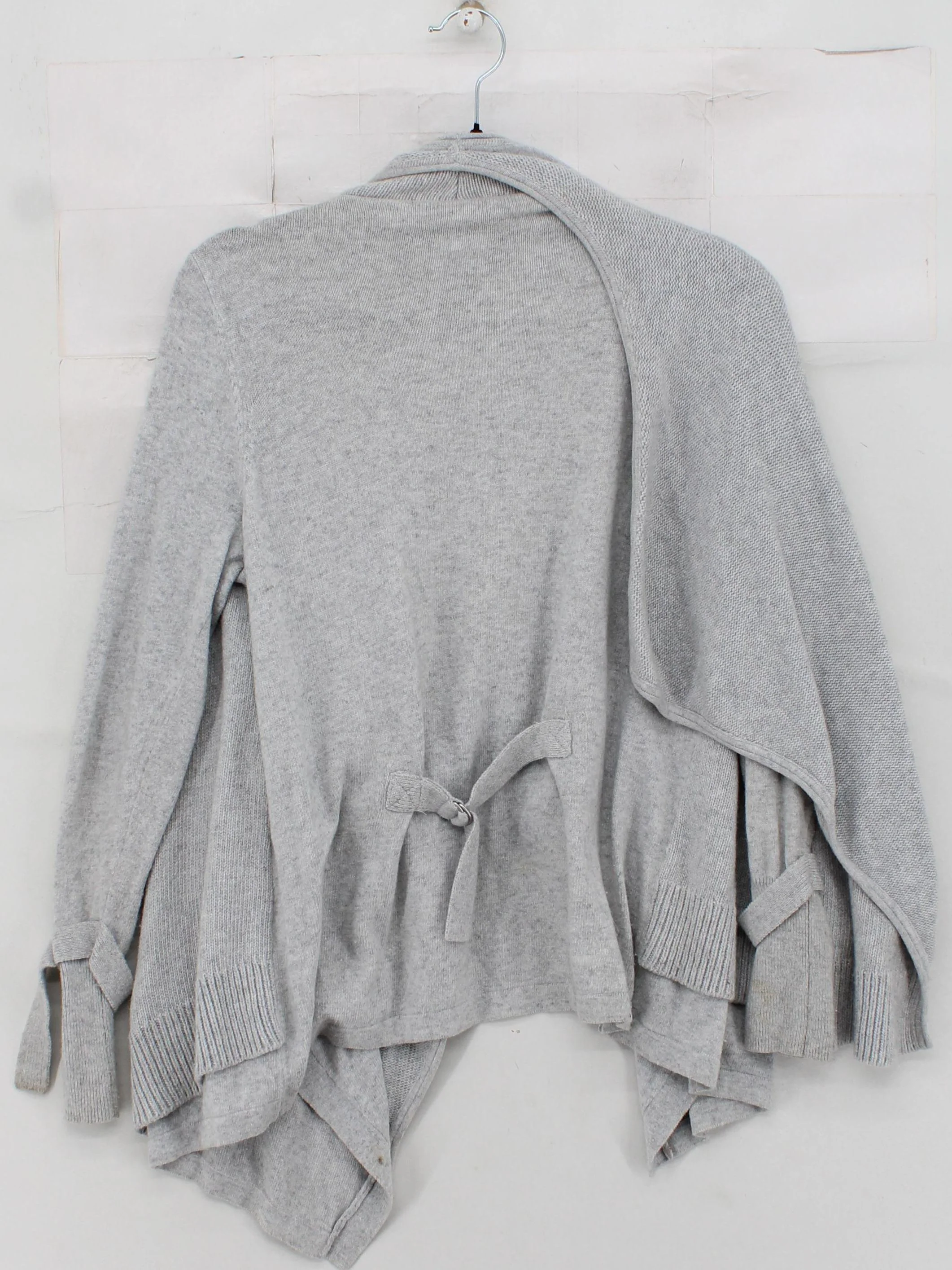 Mint Velvet Women's Cardigan UK 8 Grey Viscose with Cotton, Polyamide Cardigan - Image 2
