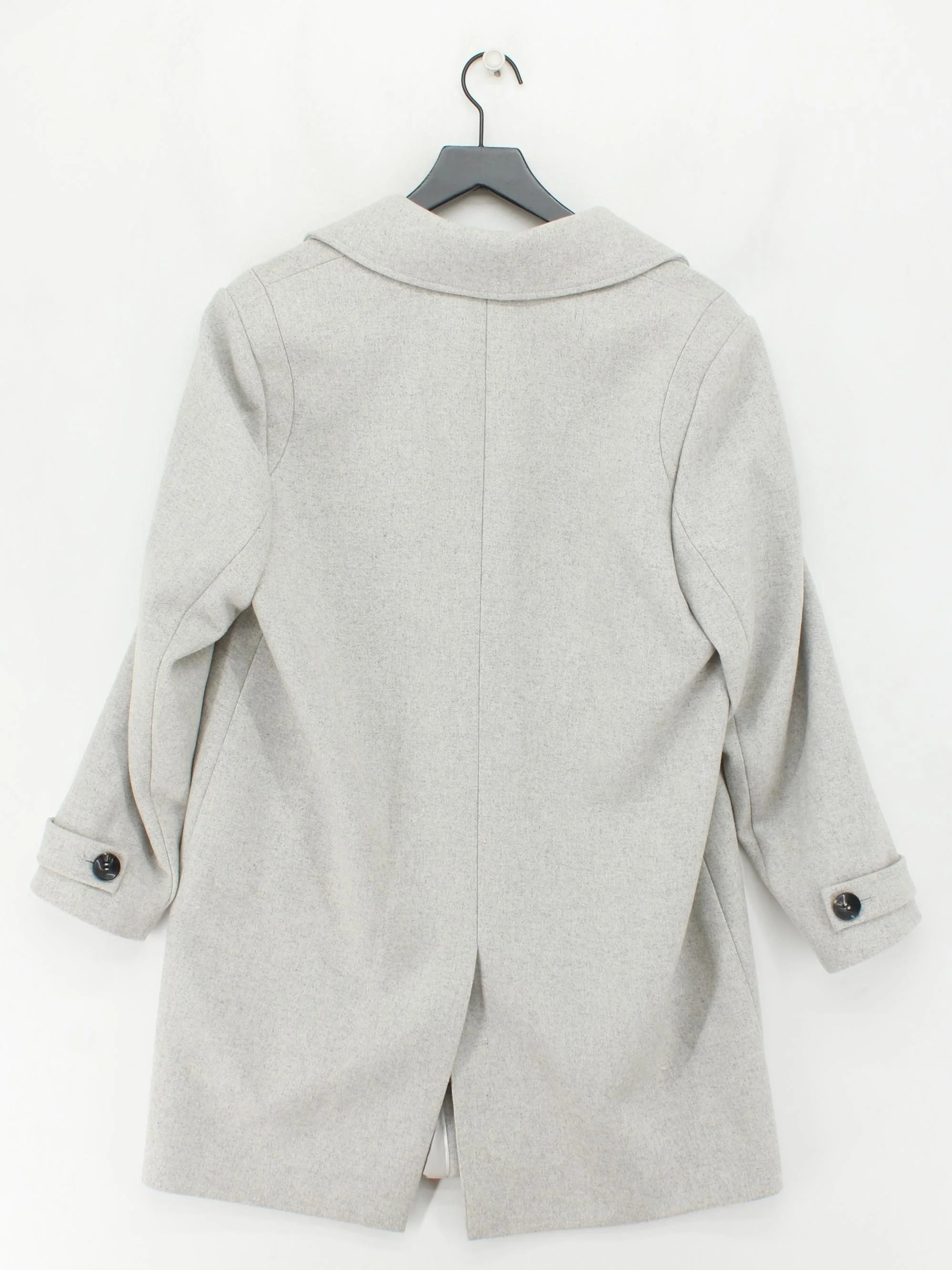 Mint Velvet Women's Coat UK 16 Grey Wool - Image 2