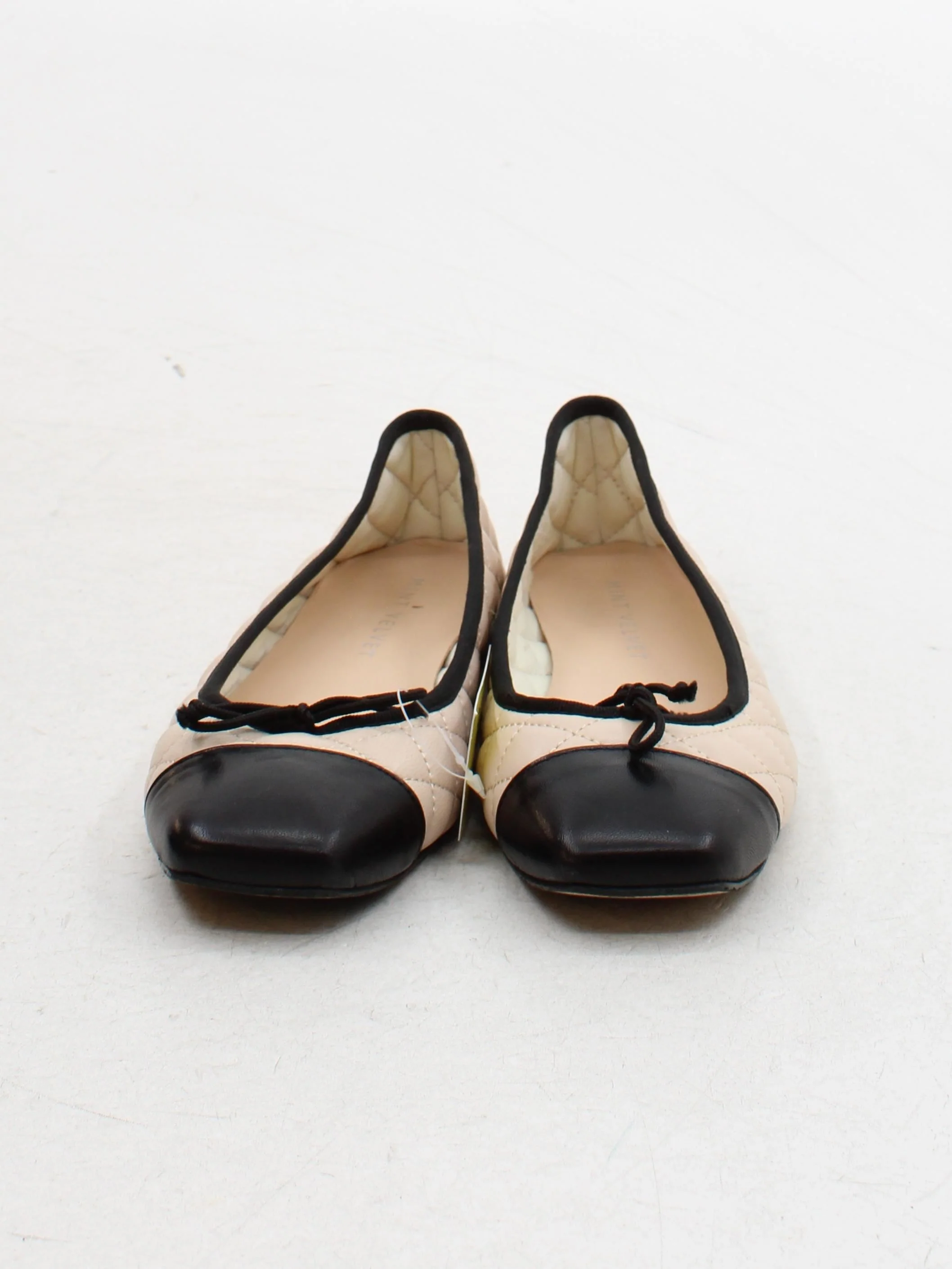 Mint Velvet Women's Flat Shoes UK 6 Cream 100% Faux Leather Ballet - Image 2