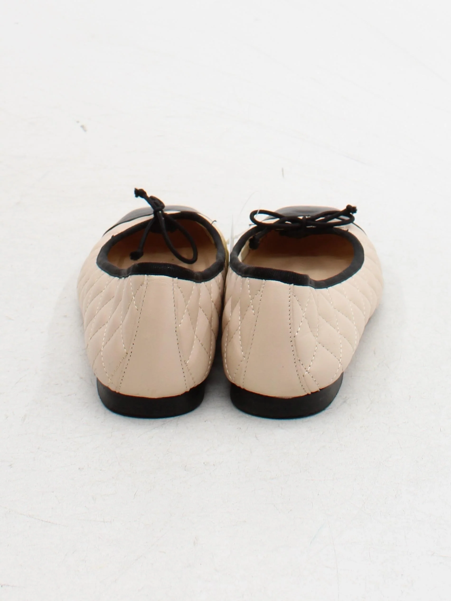 Mint Velvet Women's Flat Shoes UK 6 Cream 100% Faux Leather Ballet - Image 3