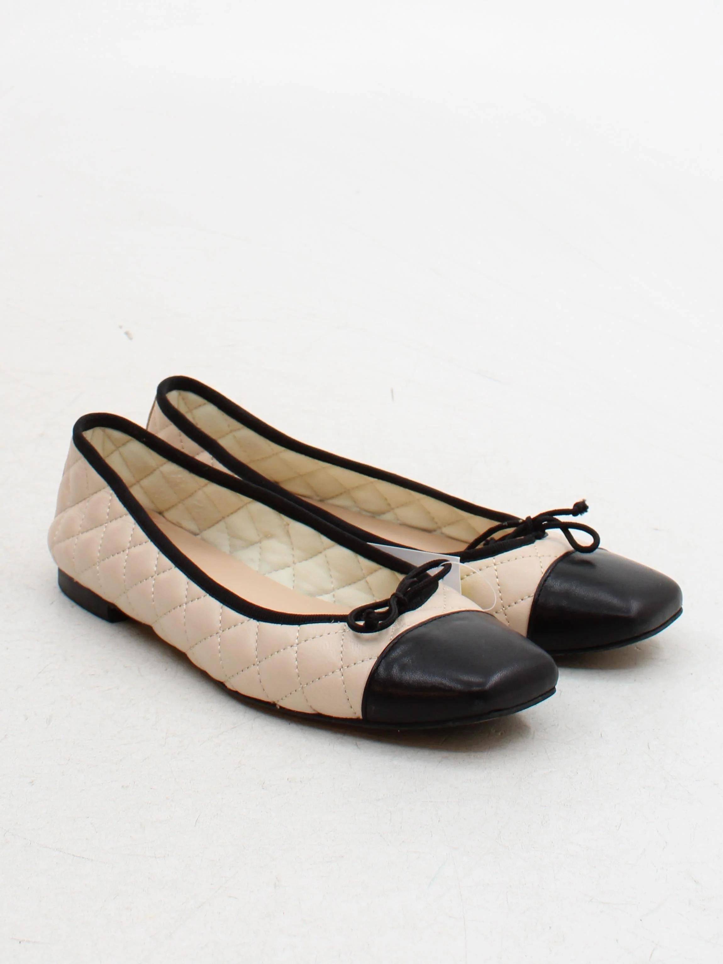 Mint Velvet Women's Flat Shoes UK 6 Cream 100% Faux Leather Ballet - Image 4