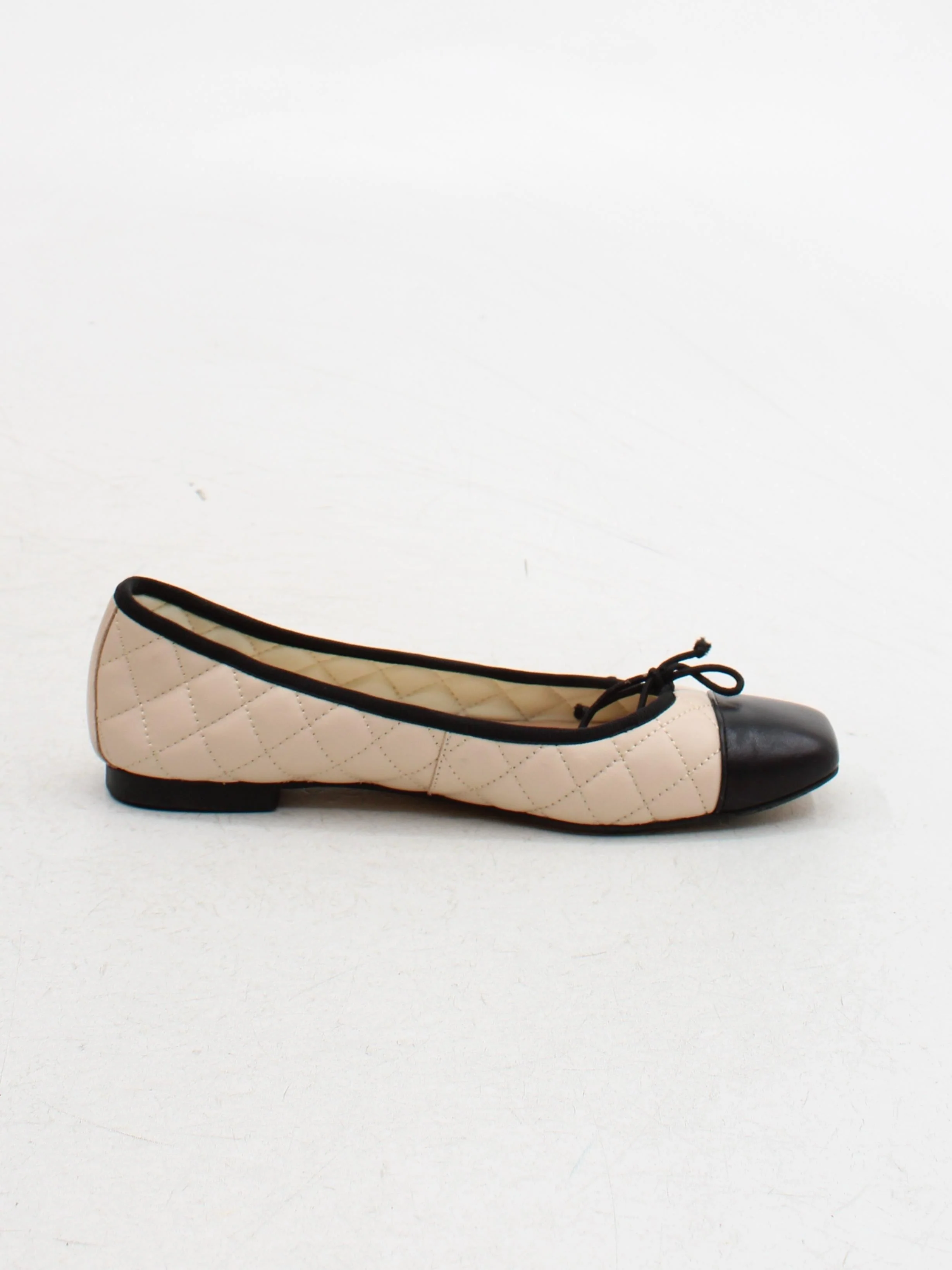 Mint Velvet Women's Flat Shoes UK 6 Cream 100% Faux Leather Ballet - Image 5