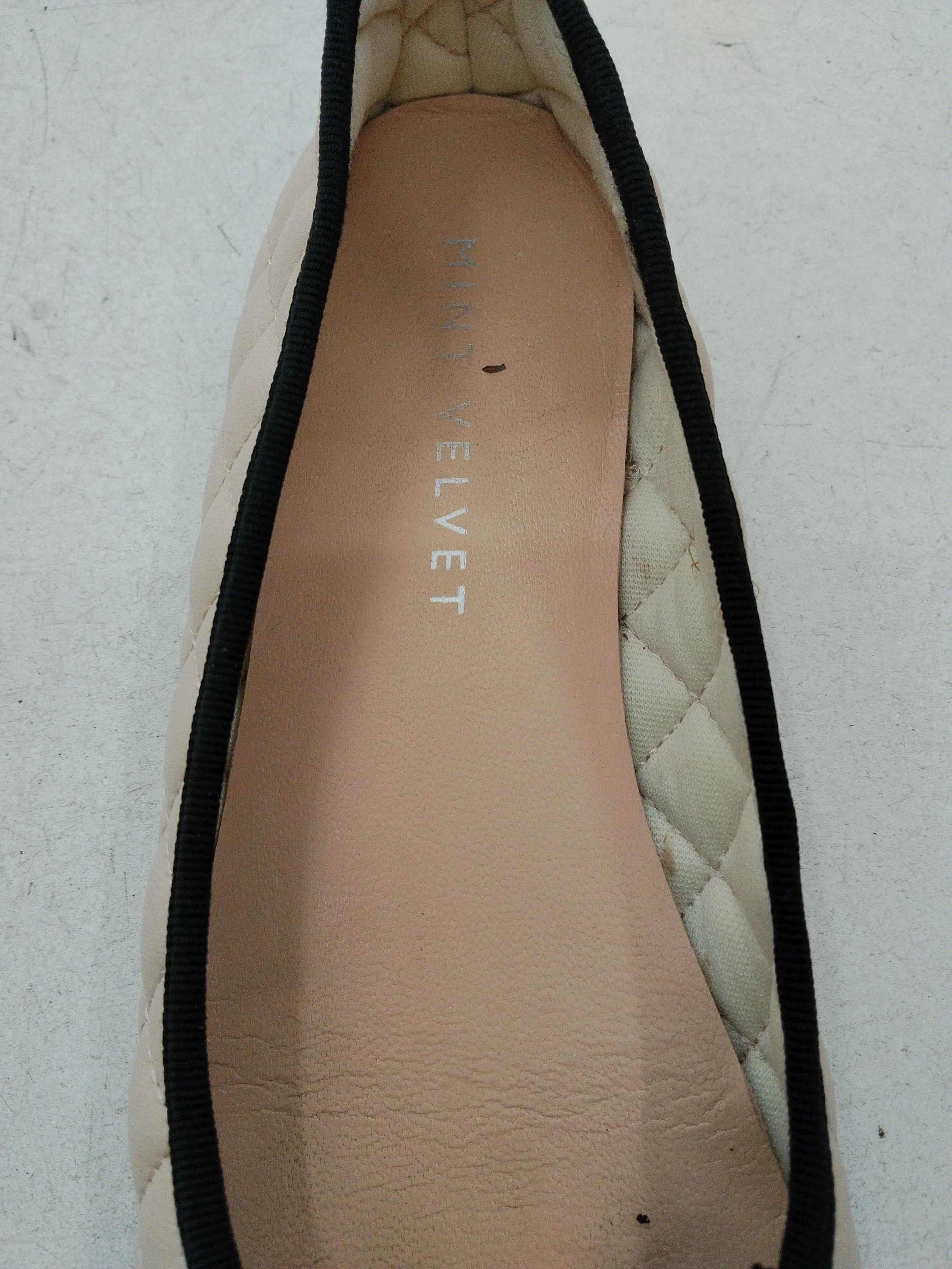 Mint Velvet Women's Flat Shoes UK 6 Cream 100% Faux Leather Ballet - Image 6