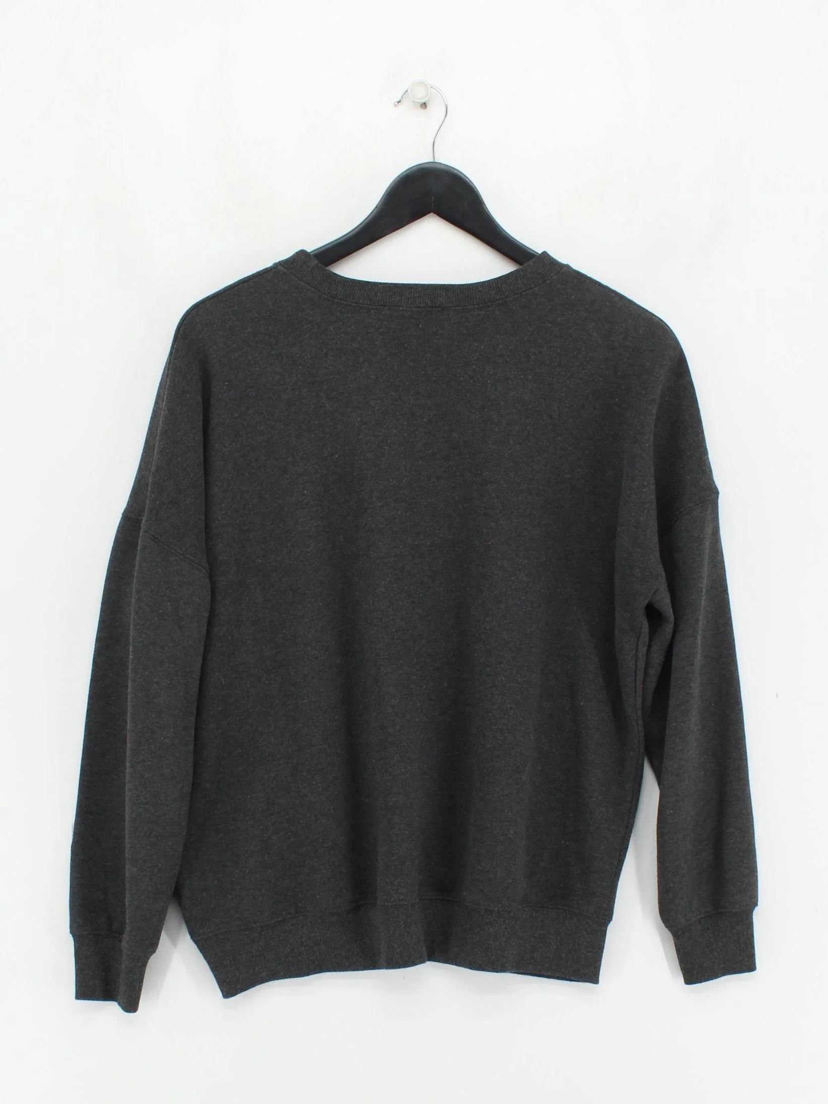 Mint Velvet Women's Hoodie L Grey Polyester with Cotton, Elastane Pullover - Image 2