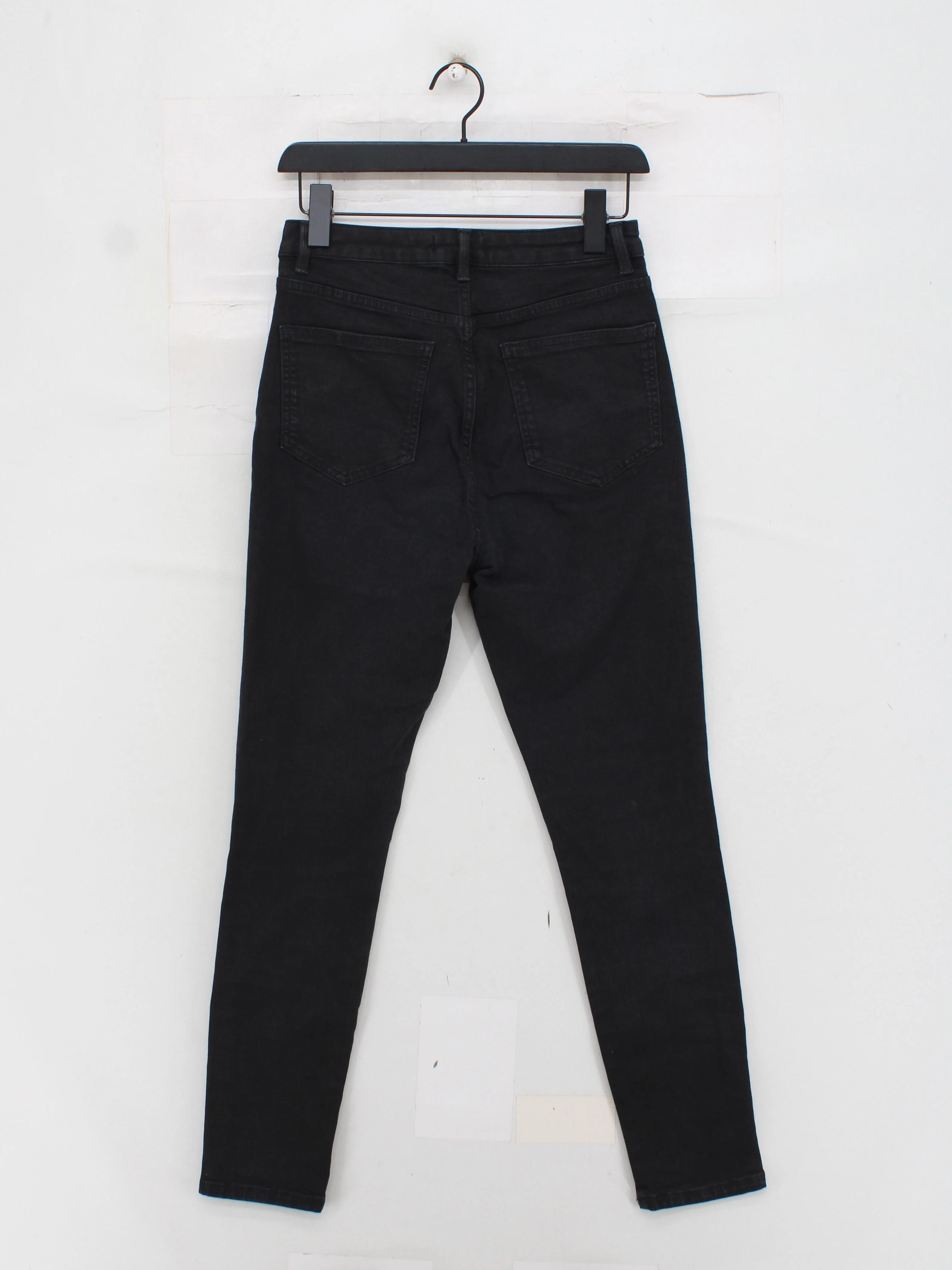 Mint Velvet Women's Jeans UK 10 Black Cotton with Polyester, Elastane Skinny - Image 2