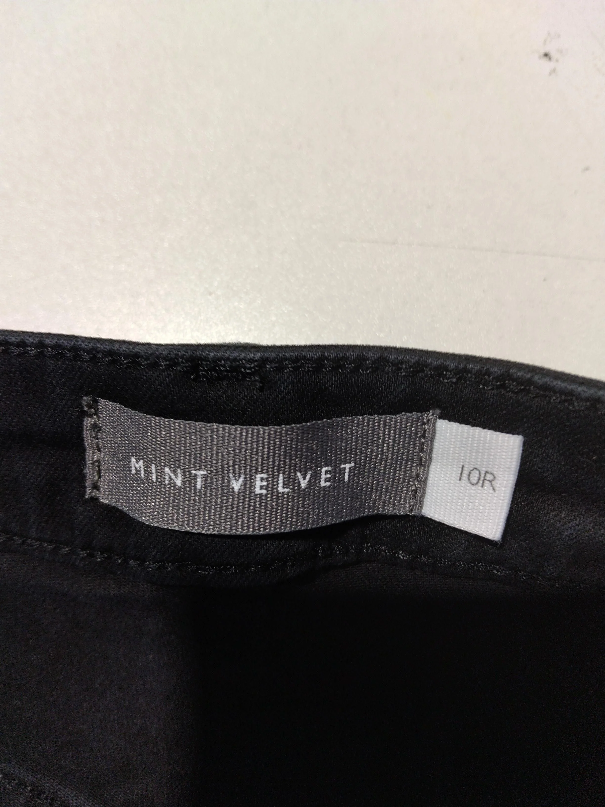 Mint Velvet Women's Jeans UK 10 Black Cotton with Polyester, Elastane Skinny - Image 5