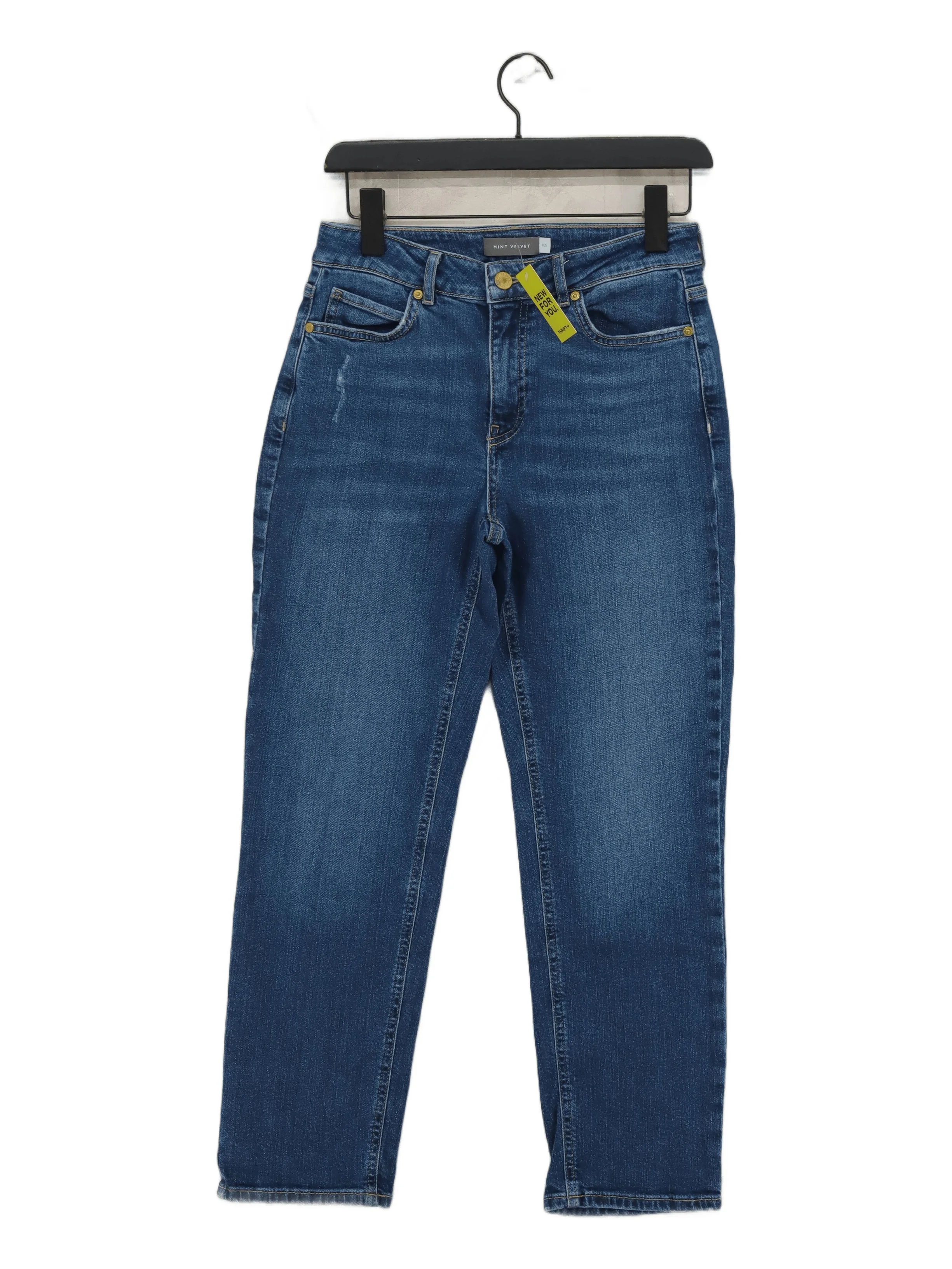 Mint Velvet Women's Jeans UK 10 Blue 100% Cotton Straight