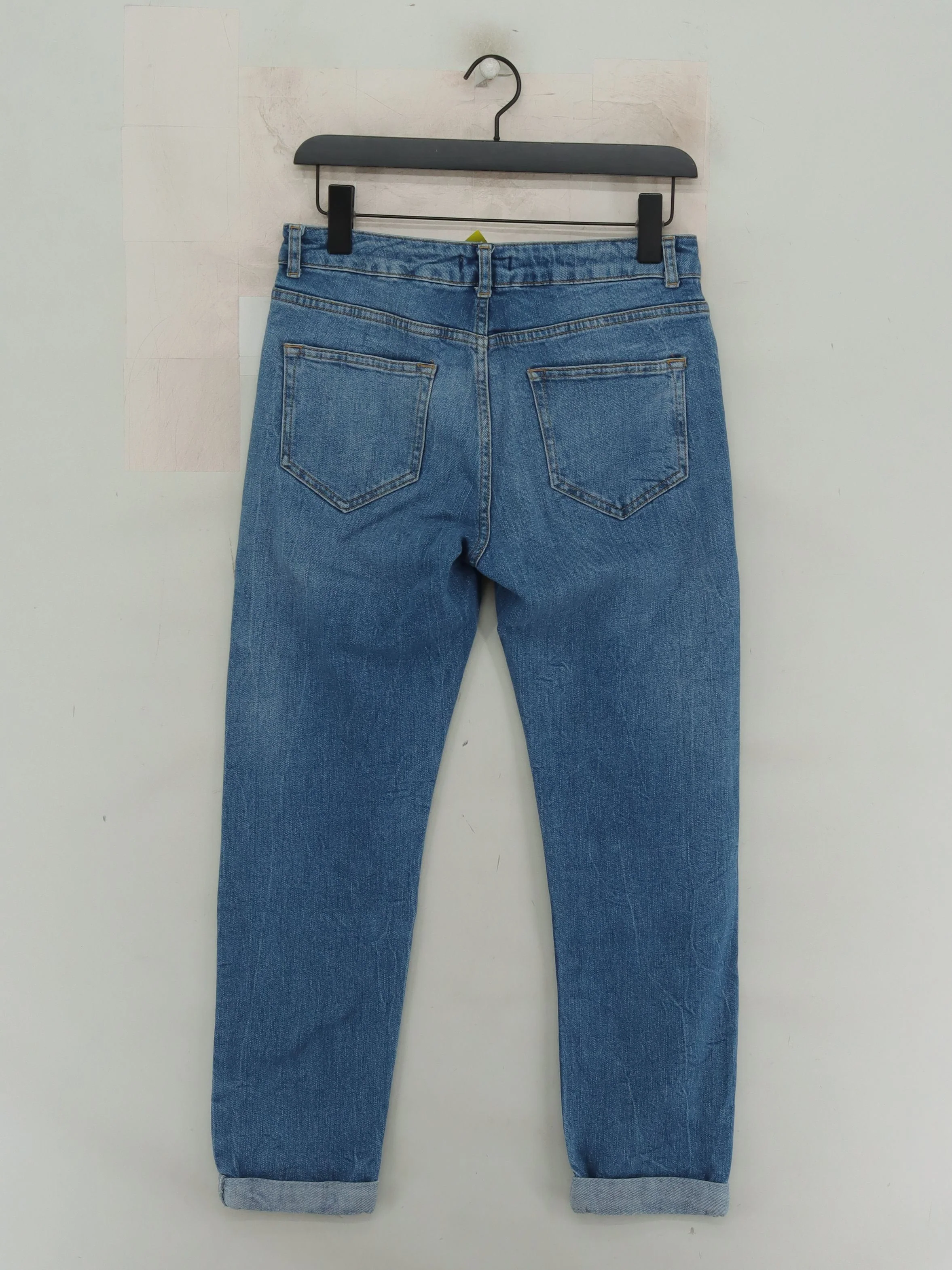 Mint Velvet Women's Jeans UK 10 Blue Cotton with Elastane Mom - Image 2