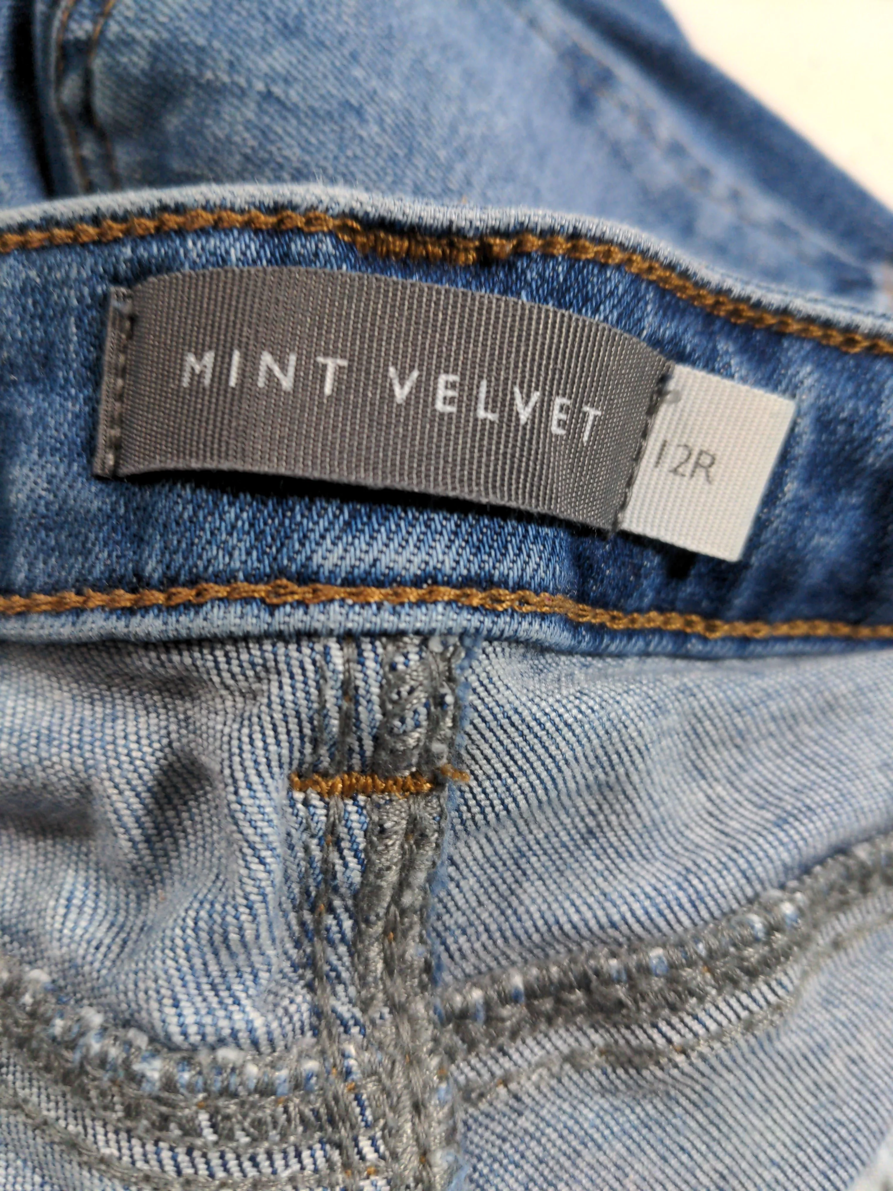 Mint Velvet Women's Jeans UK 12 Blue Cotton - Image 5