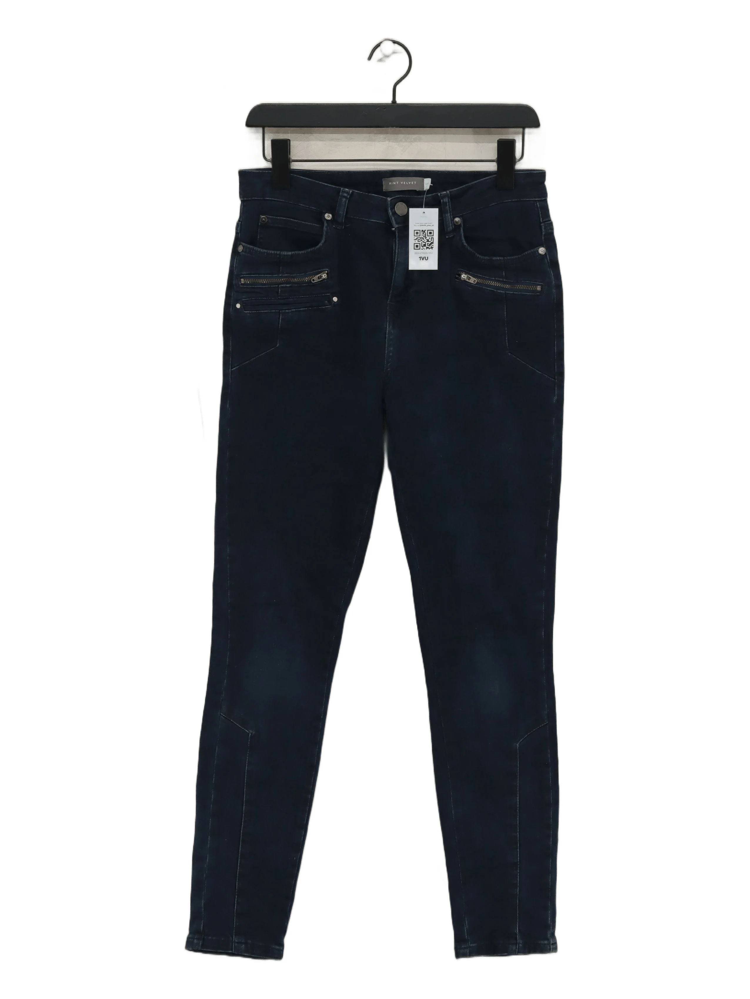 Mint Velvet Women's Jeans UK 12 Blue Cotton with Elastane Skinny