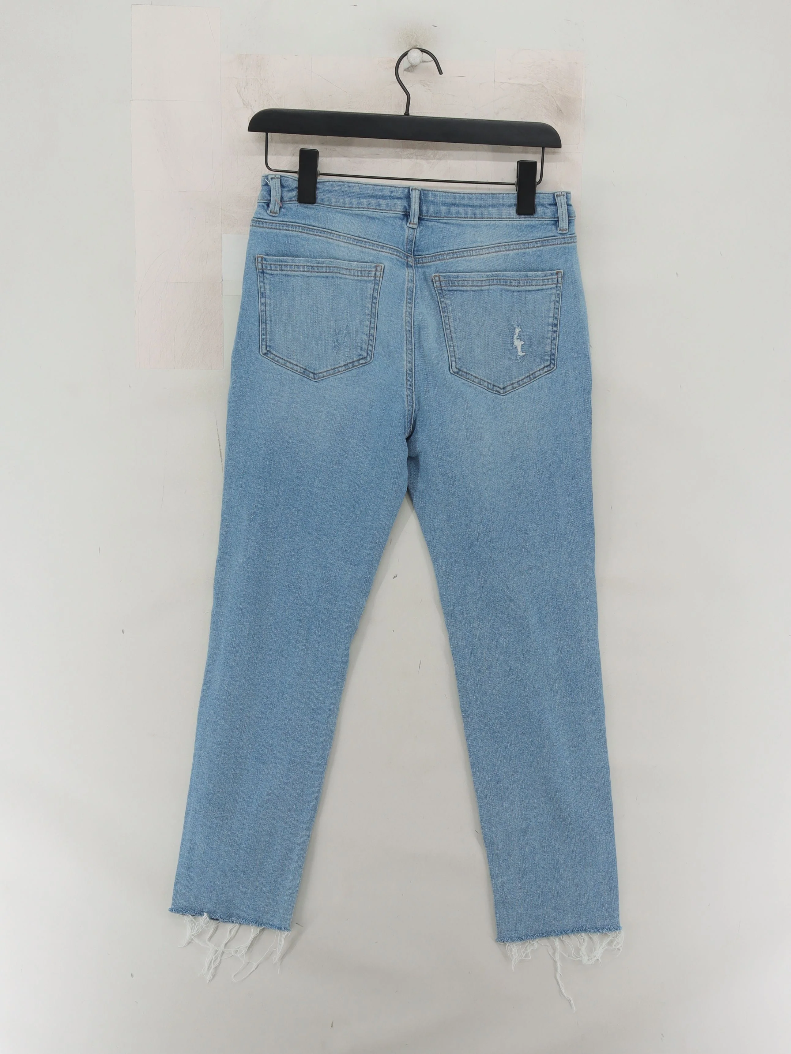 Mint Velvet Women's Jeans UK 12 Blue Cotton with Polyester, Elastane Straight - Image 2