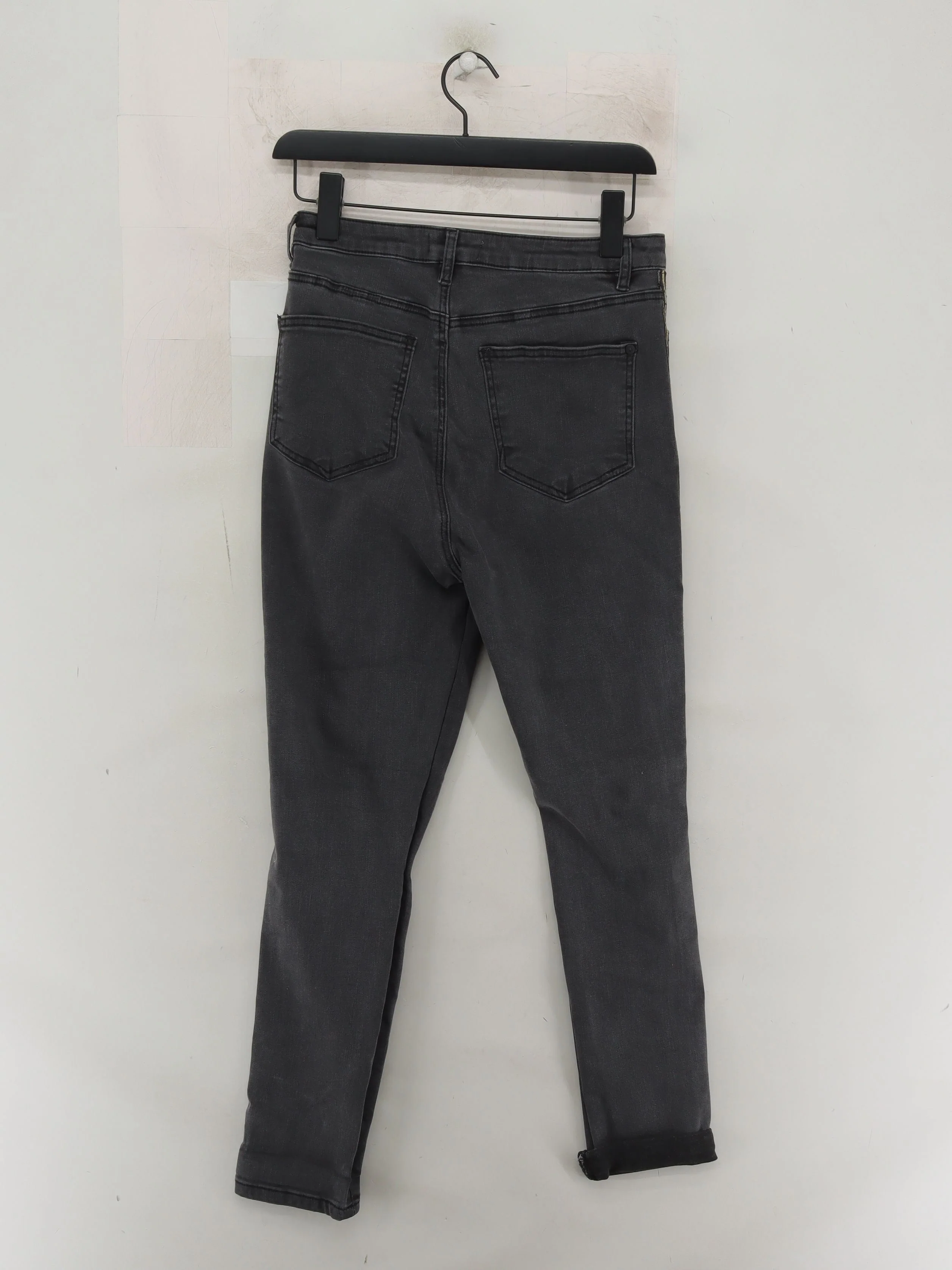 Mint Velvet Women's Jeans UK 12 Grey 100% Cotton Skinny - Image 2
