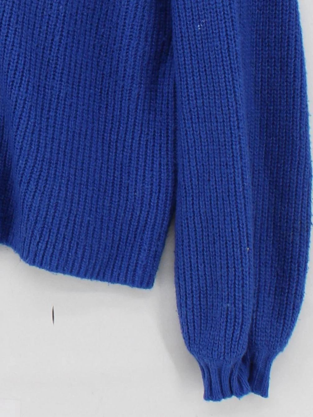 Mint Velvet Women's Jumper L Blue 100% Other V-Neck Pullover - Image 4