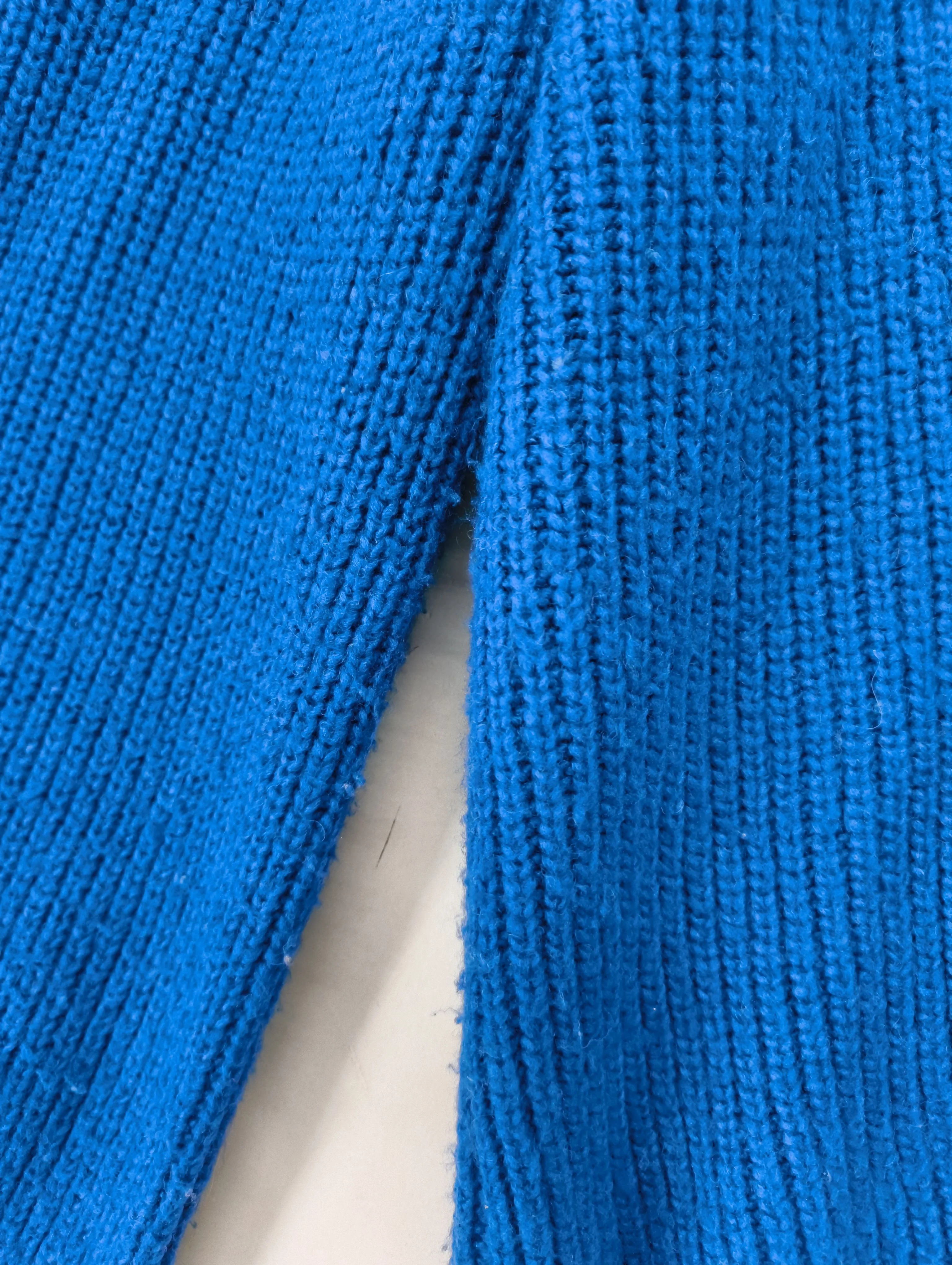Mint Velvet Women's Jumper L Blue 100% Other V-Neck Pullover - Image 5