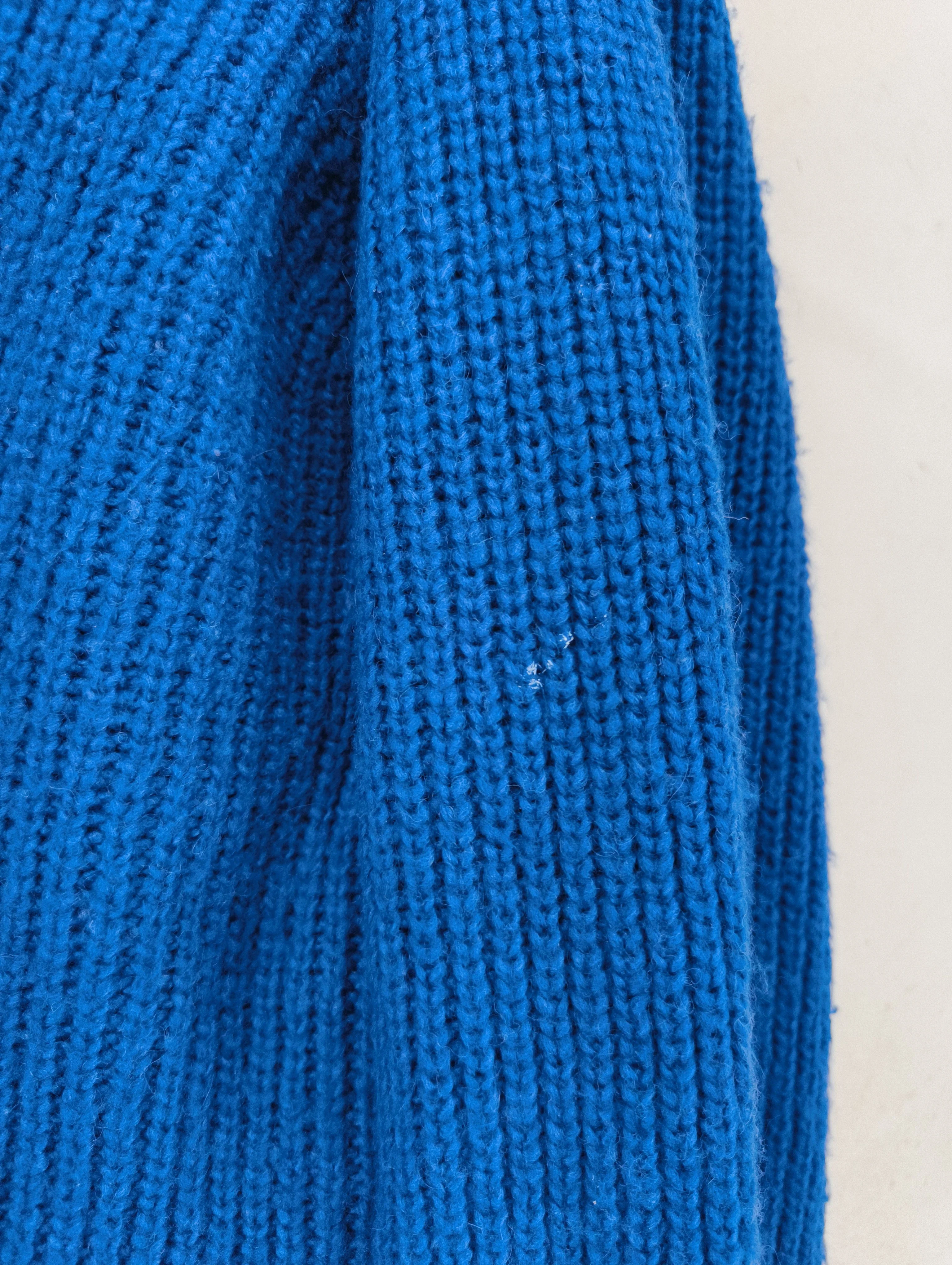 Mint Velvet Women's Jumper L Blue 100% Other V-Neck Pullover - Image 6