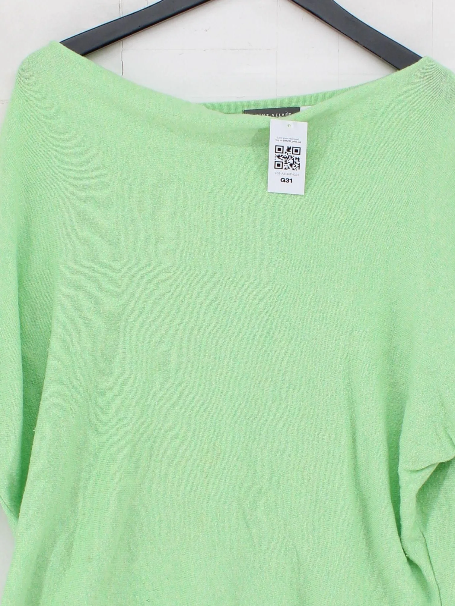 Mint Velvet Women's Jumper L Green Cotton - Image 3