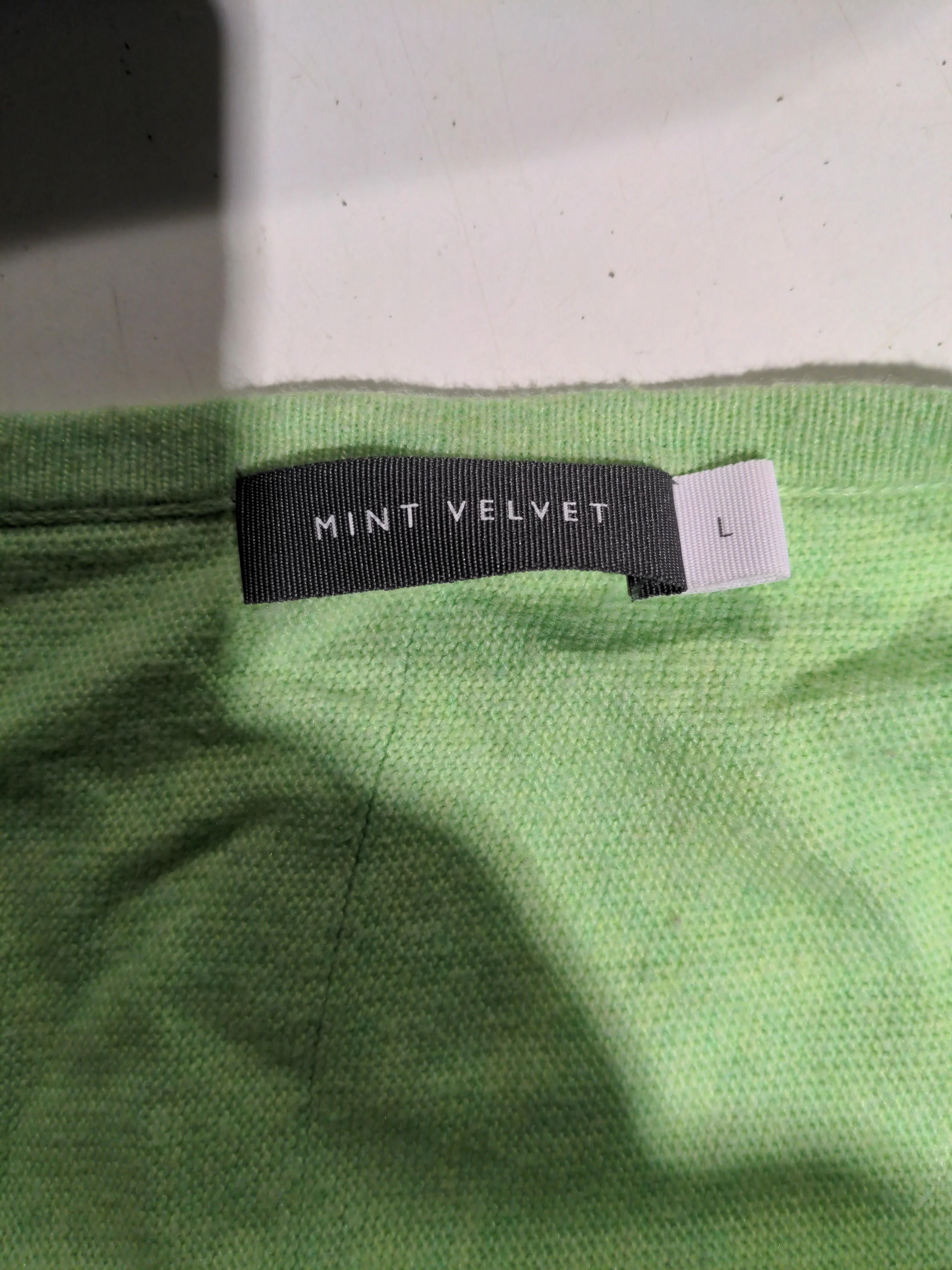 Mint Velvet Women's Jumper L Green Cotton - Image 8