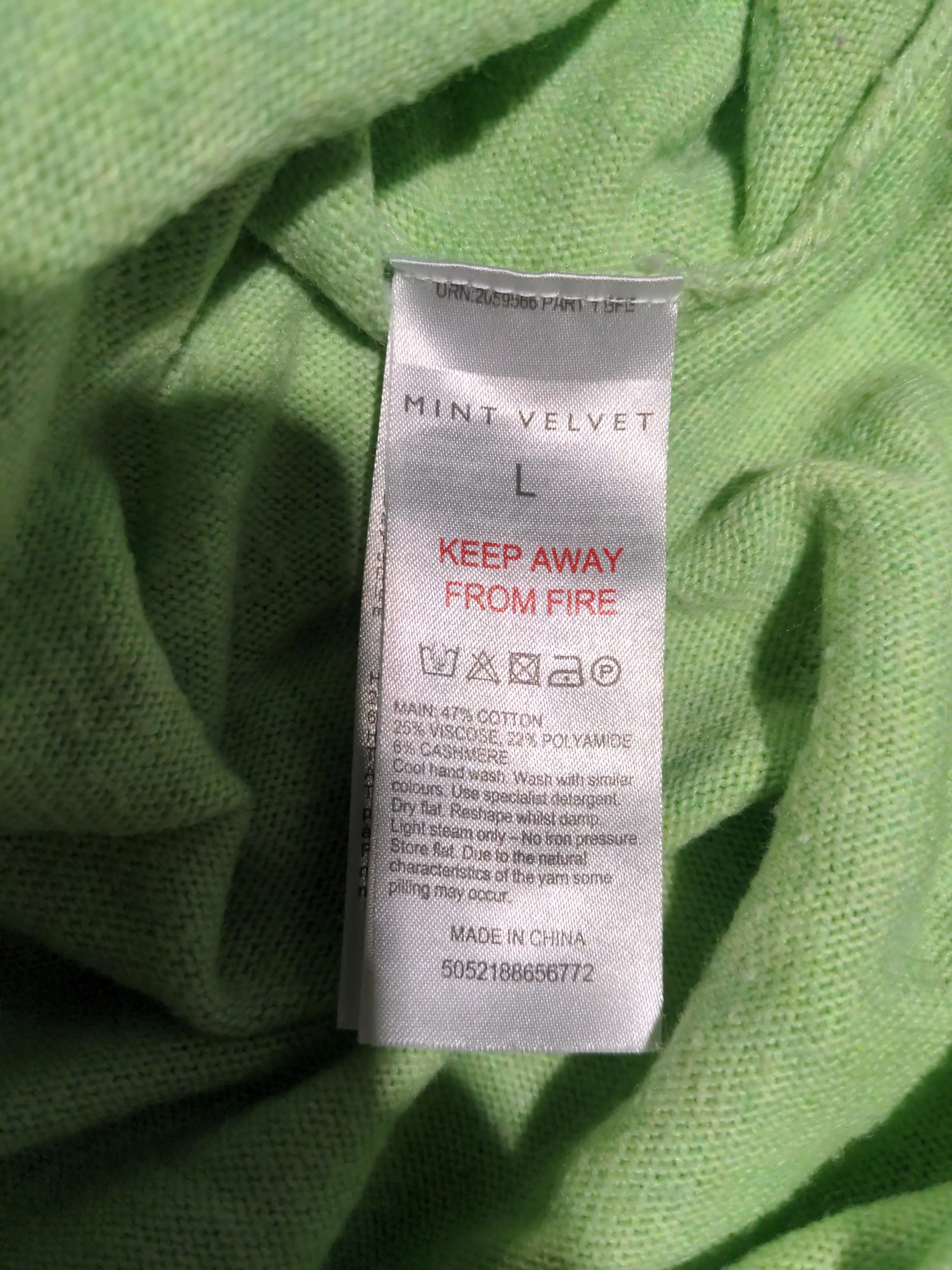 Mint Velvet Women's Jumper L Green Cotton - Image 9