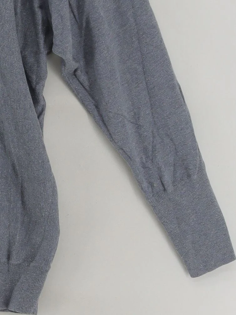Mint Velvet Women's Jumper L Grey Cotton with Viscose, Wool, Other Pullover - Image 4