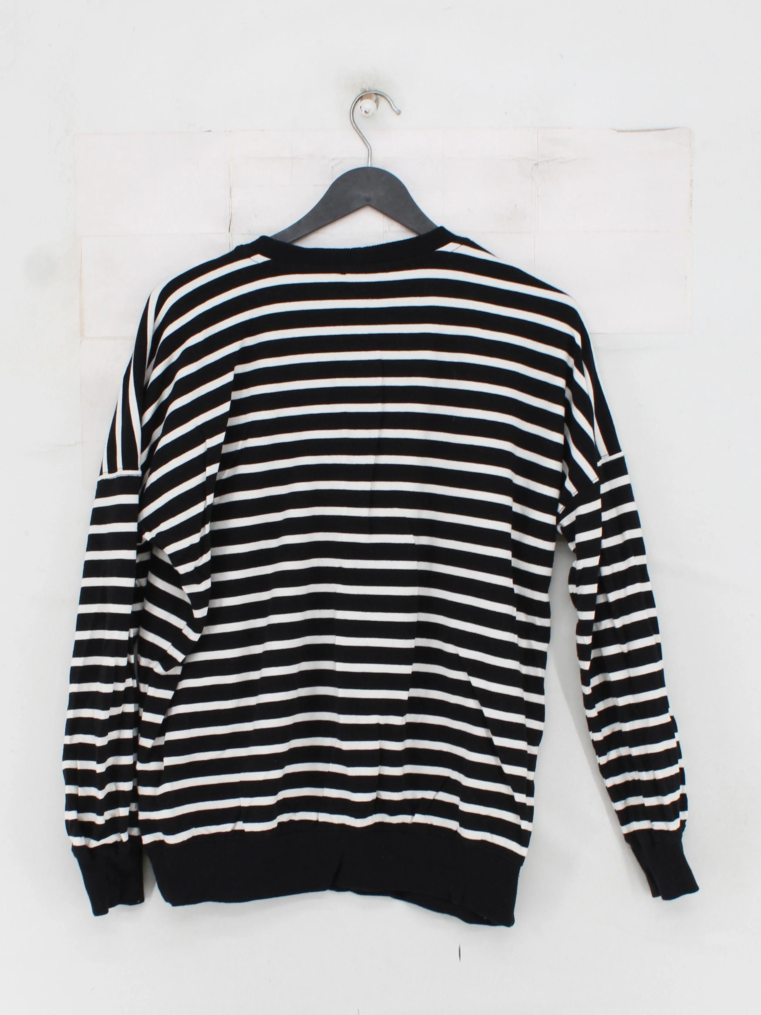 Mint Velvet Women's Jumper L Multi Striped 100% Other Crew Neck Pullover - Image 2