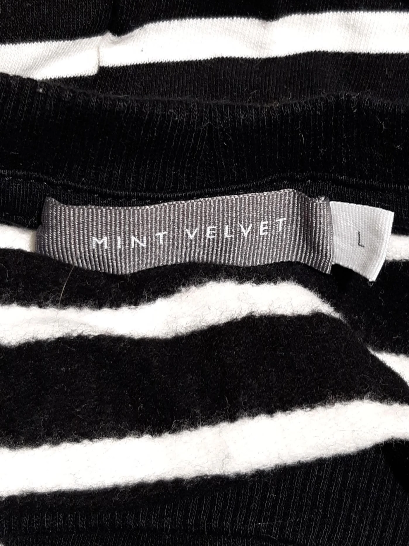 Mint Velvet Women's Jumper L Multi Striped 100% Other Crew Neck Pullover - Image 7