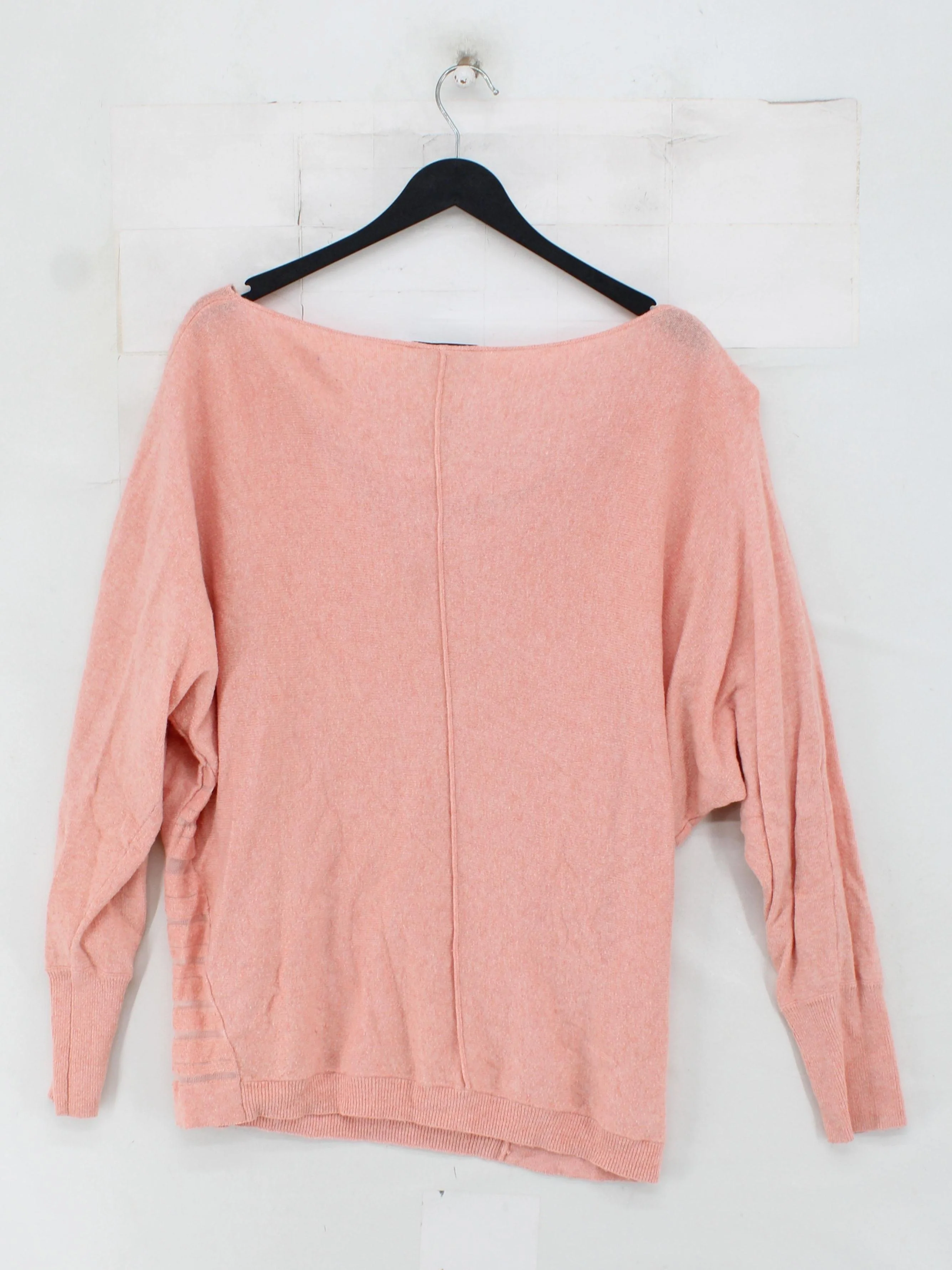 Mint Velvet Women's Jumper L Orange 100% Other V-Neck Pullover - Image 2