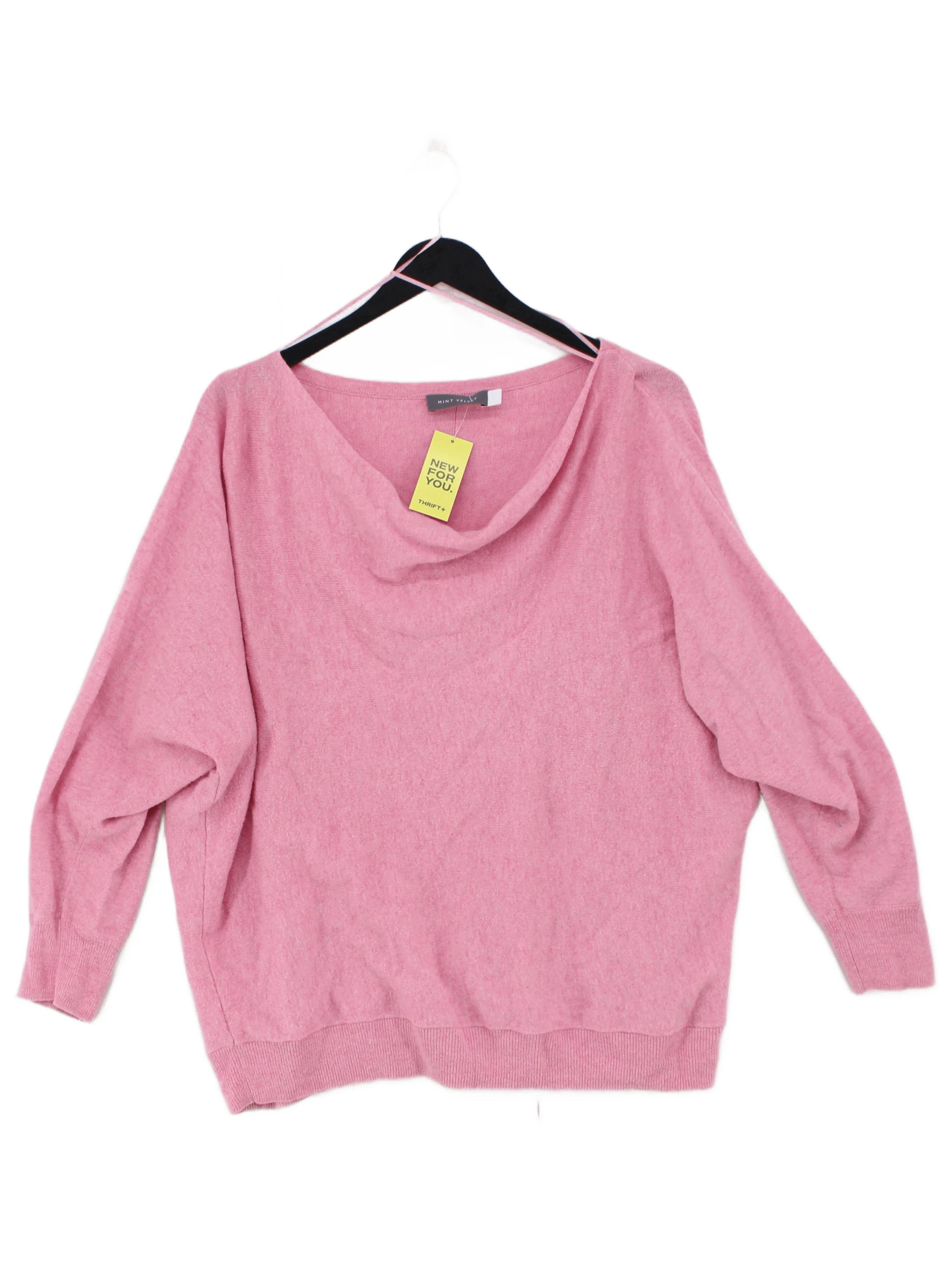 Mint Velvet Women's Jumper L Pink Cotton