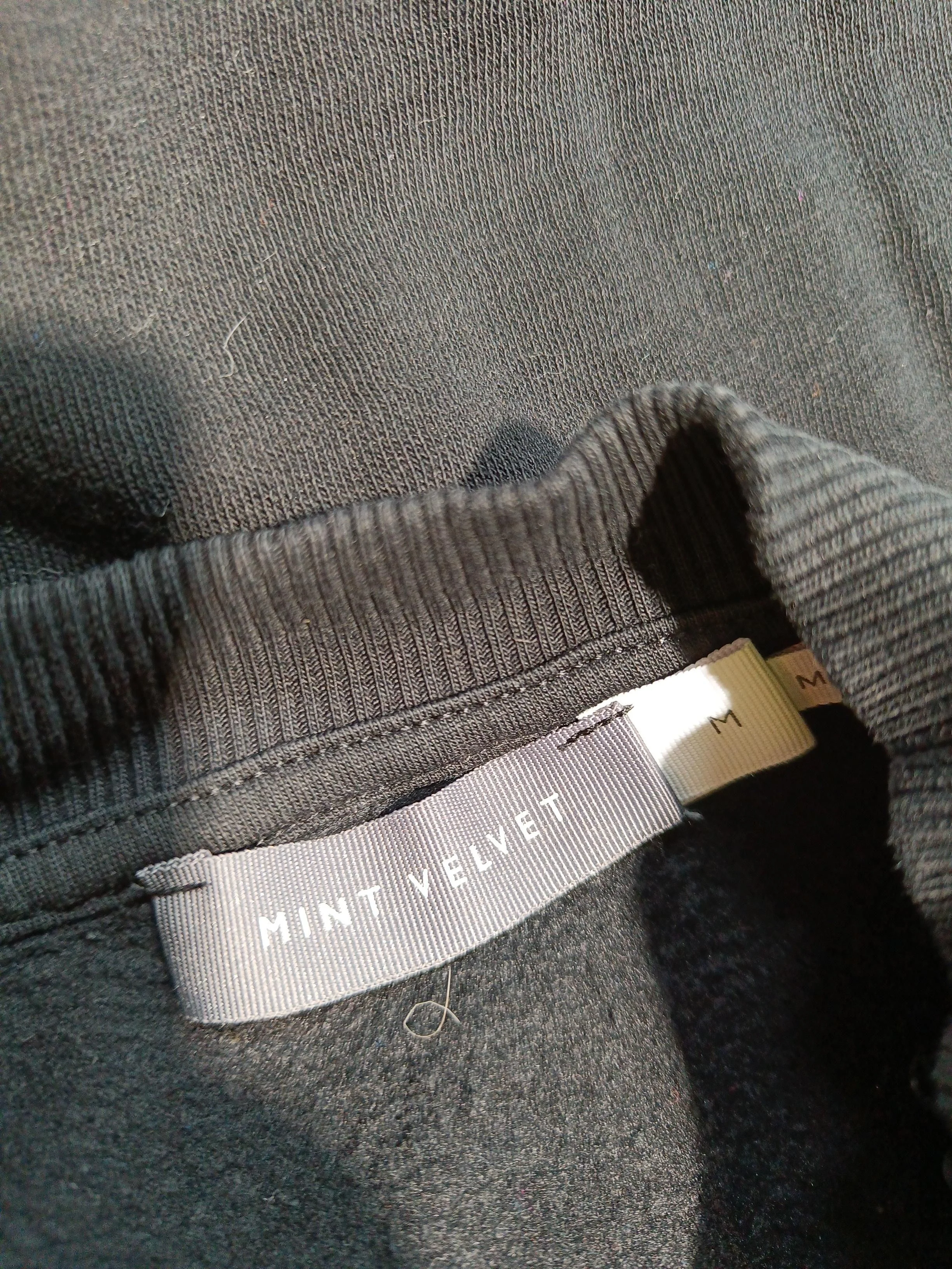 Mint Velvet Women's Jumper M Black Graphic 100% Other Crew Neck Pullover - Image 5
