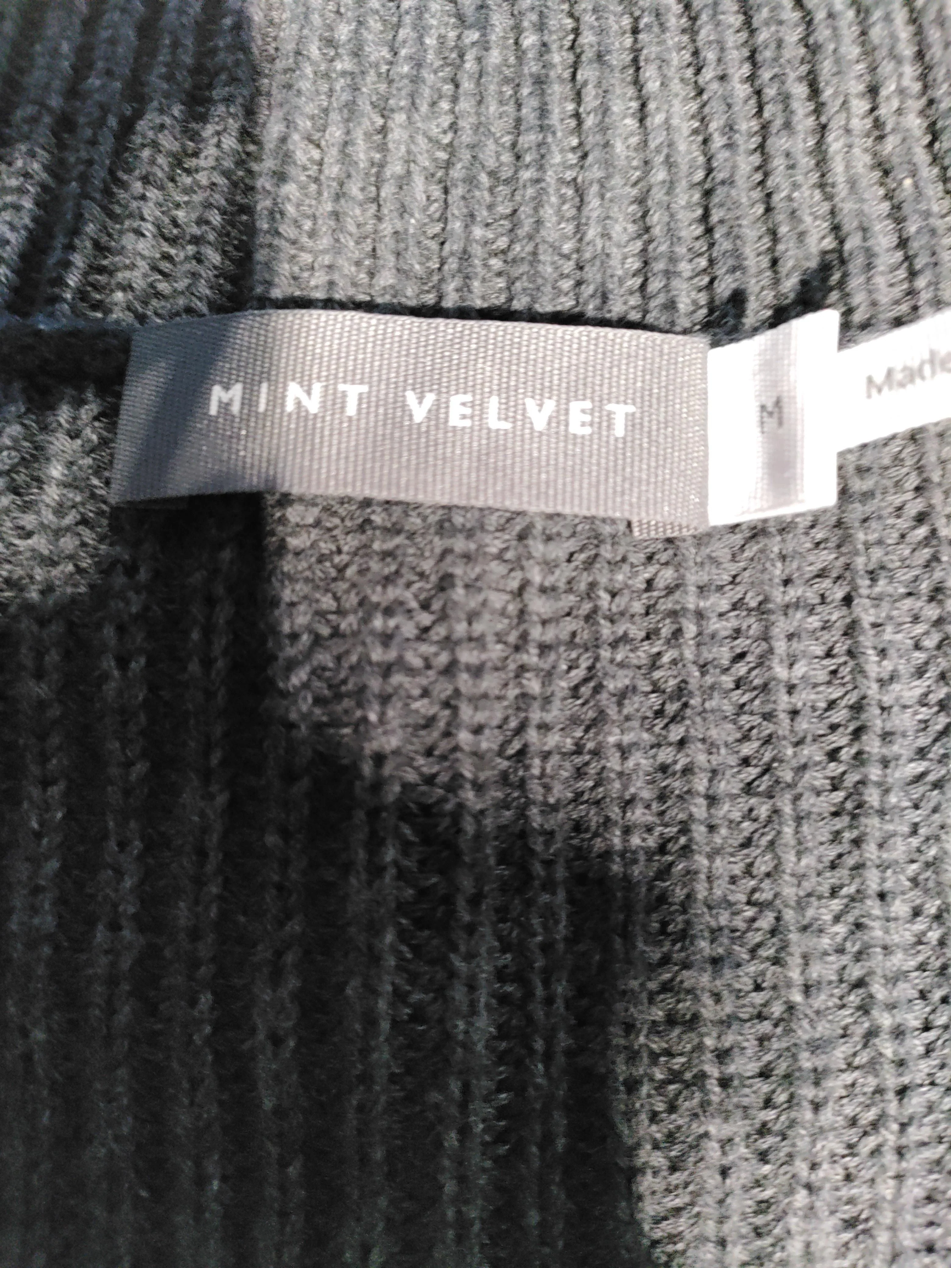 Mint Velvet Women's Jumper M Grey 100% Cotton V-Neck Vest - Image 5