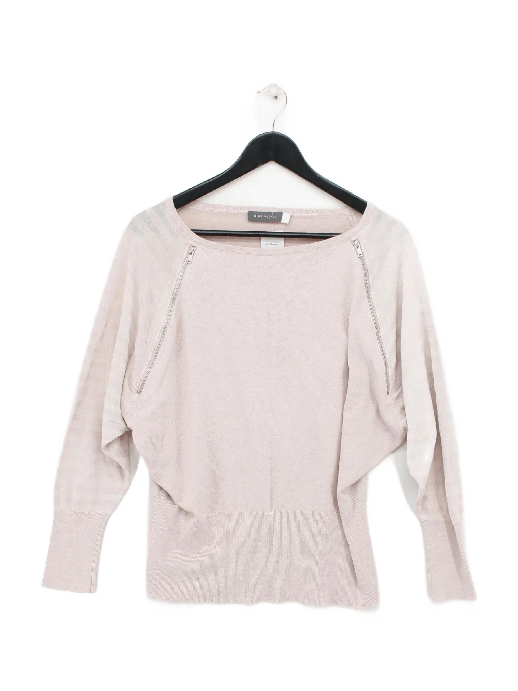 Mint Velvet Women's Jumper M Pink 100% Other Round Neck Pullover