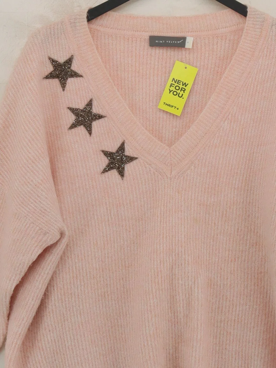 Mint Velvet Women's Jumper M Pink Polyester - Image 3