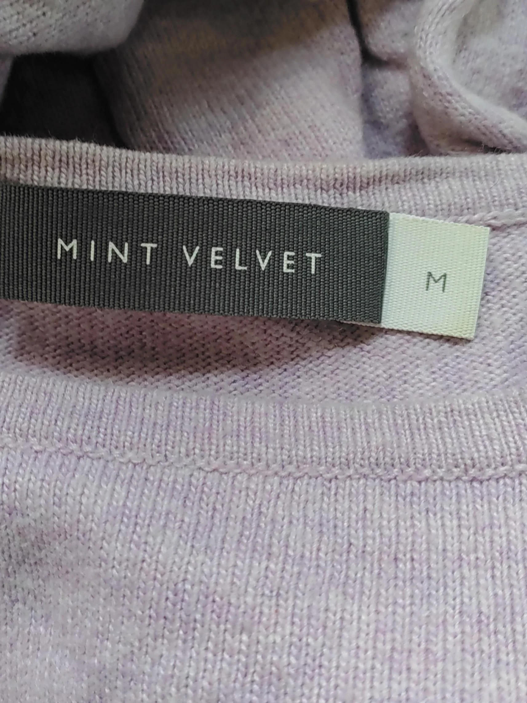 Mint Velvet Women's Jumper M Purple Cotton - Image 7