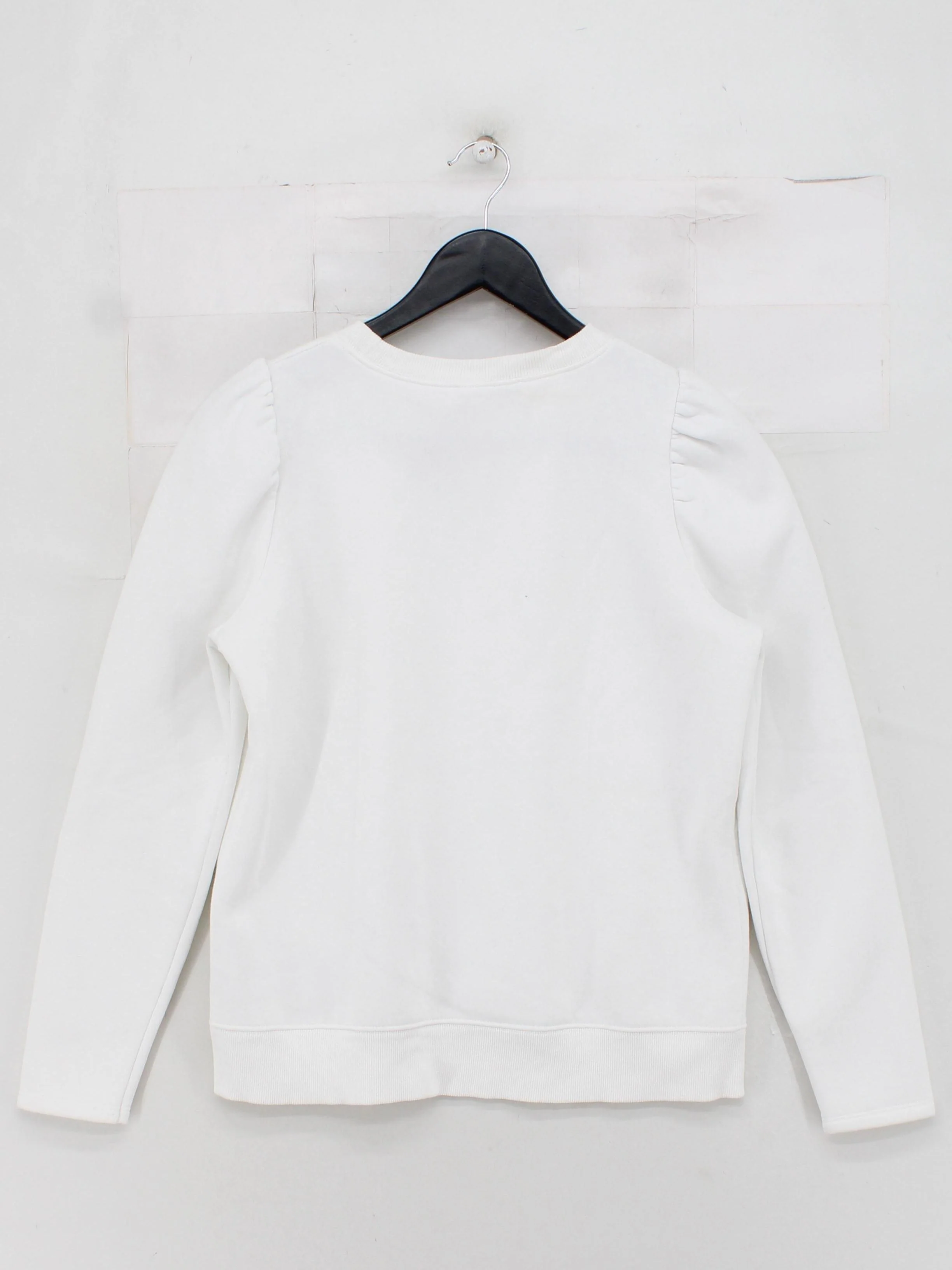 Mint Velvet Women's Jumper M White Cotton with Polyester, Elastane Pullover - Image 2