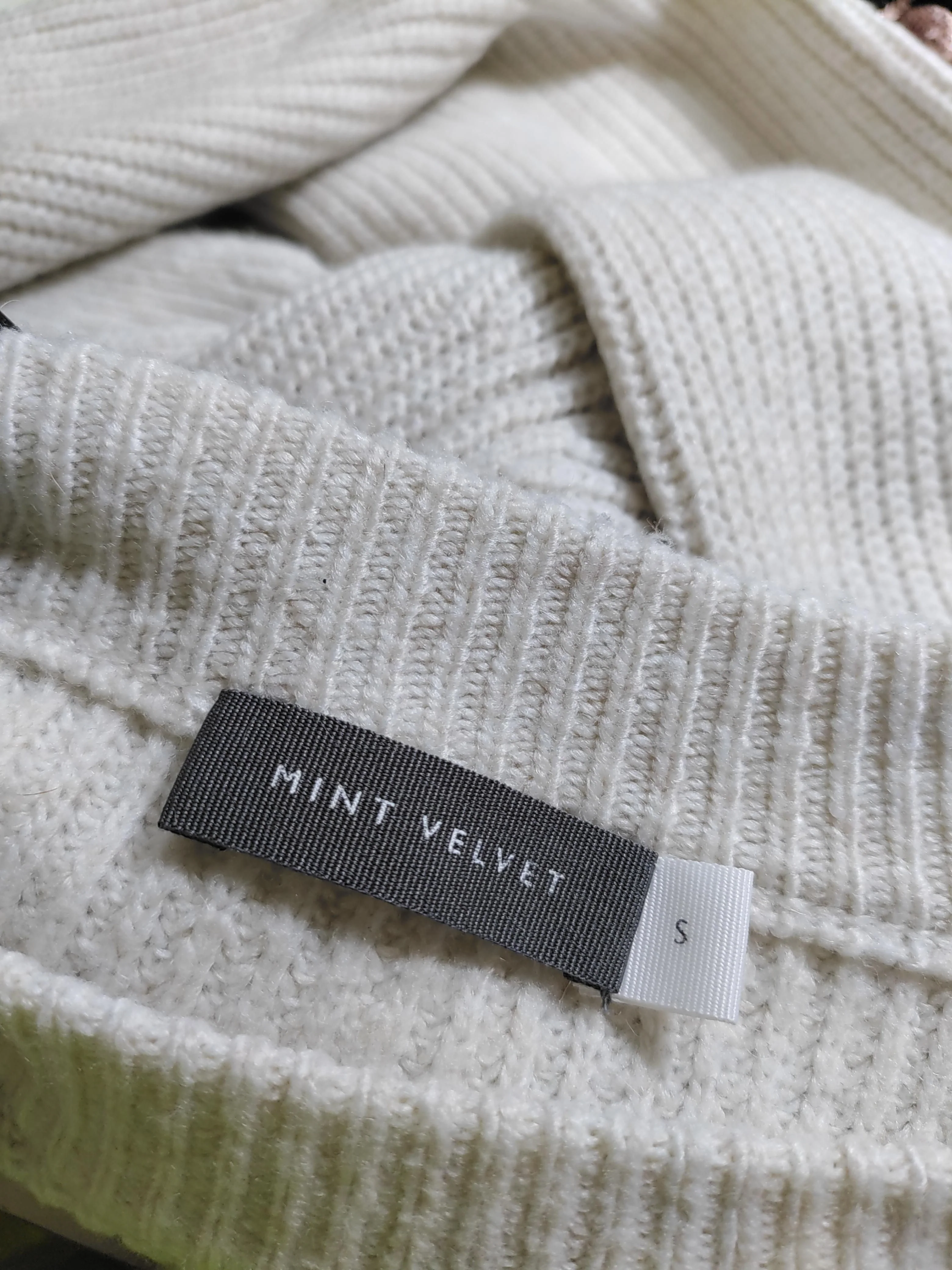 Mint Velvet Women's Jumper S Cream Viscose - Image 5