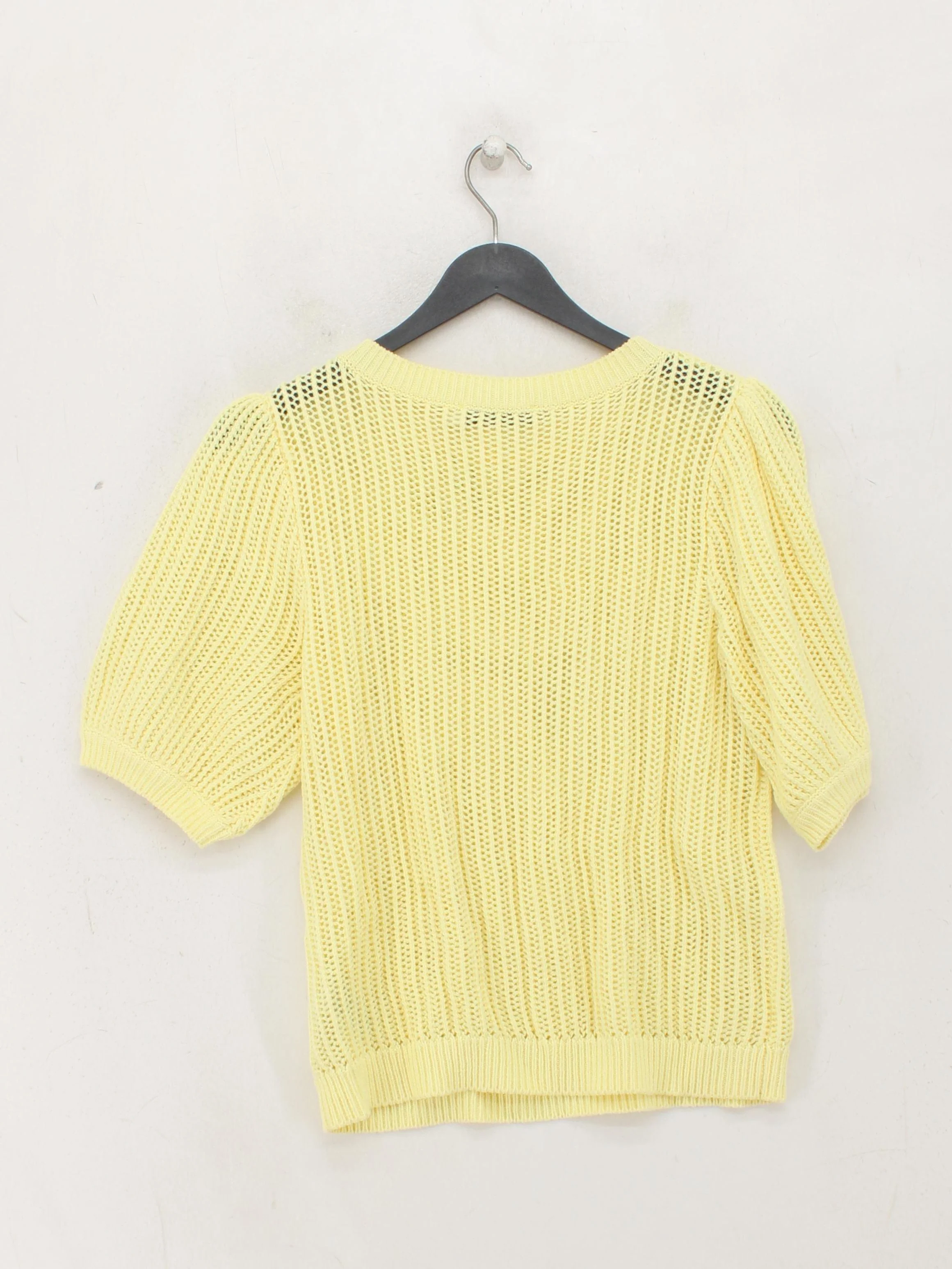 Mint Velvet Women's Jumper S Yellow 100% Other Round Neck Pullover - Image 2