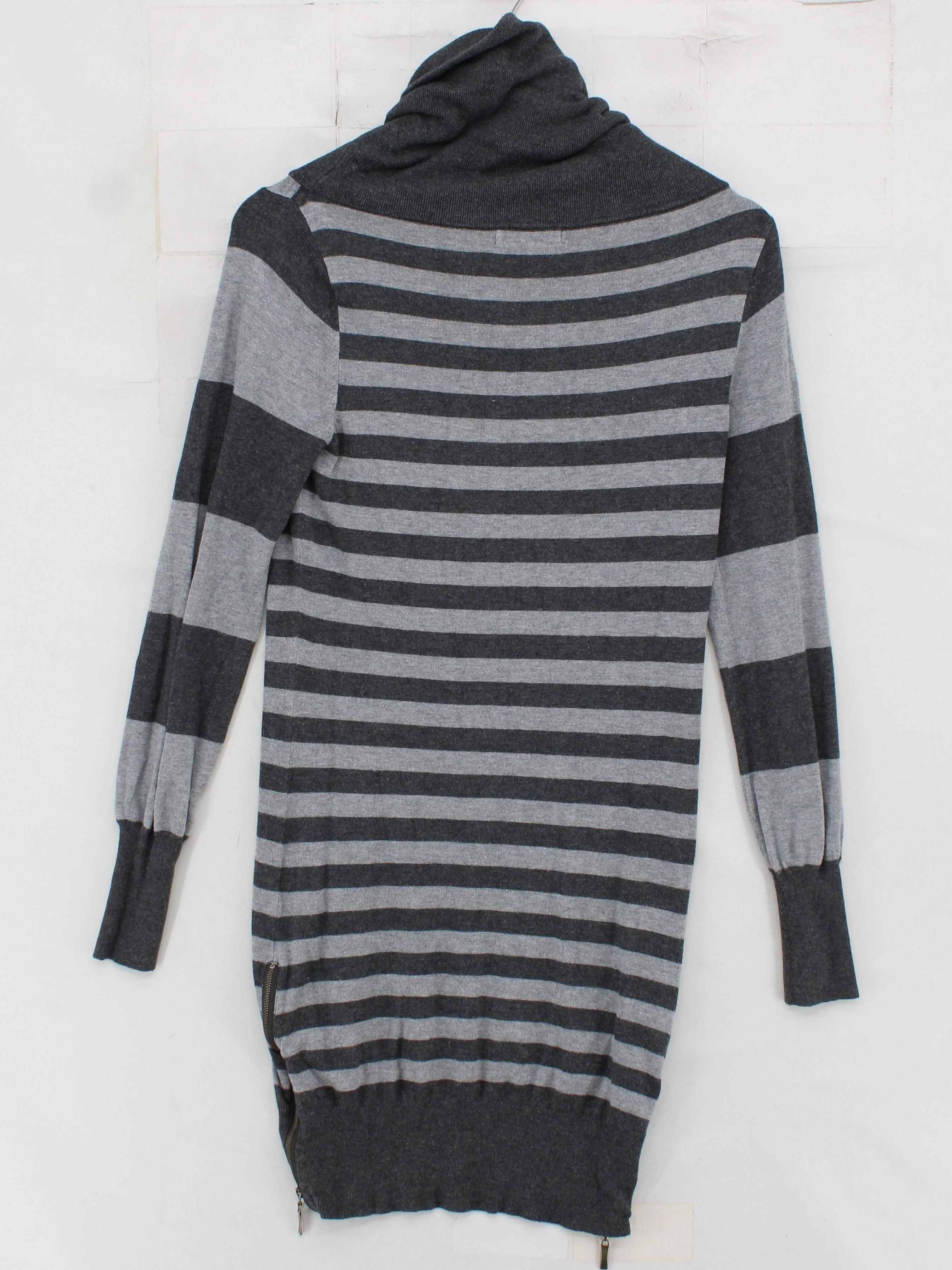 Mint Velvet Women's Jumper UK 10 Grey Viscose with Nylon, Elastane Pullover - Image 2