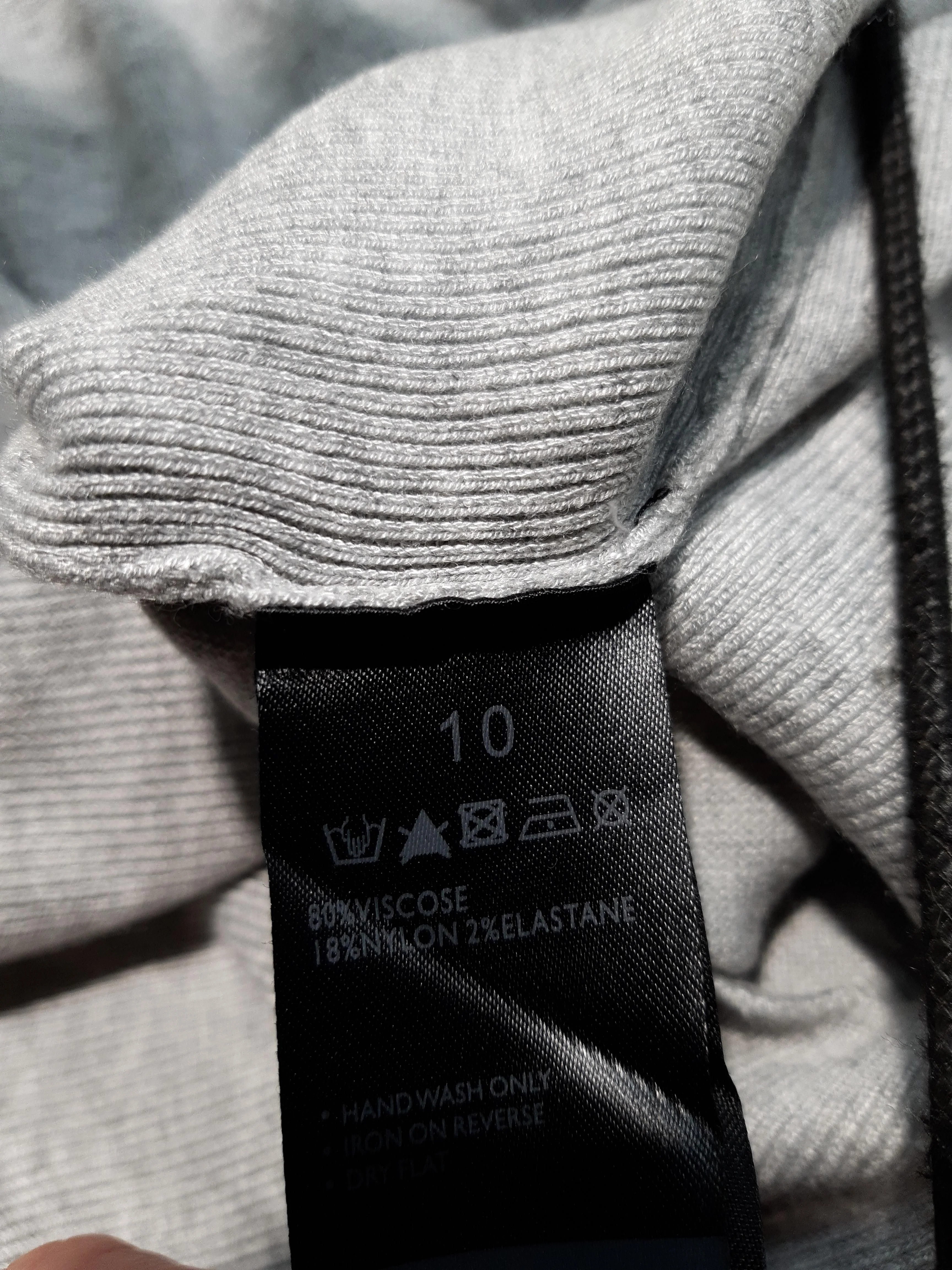 Mint Velvet Women's Jumper UK 10 Grey Viscose with Nylon, Elastane Pullover - Image 6
