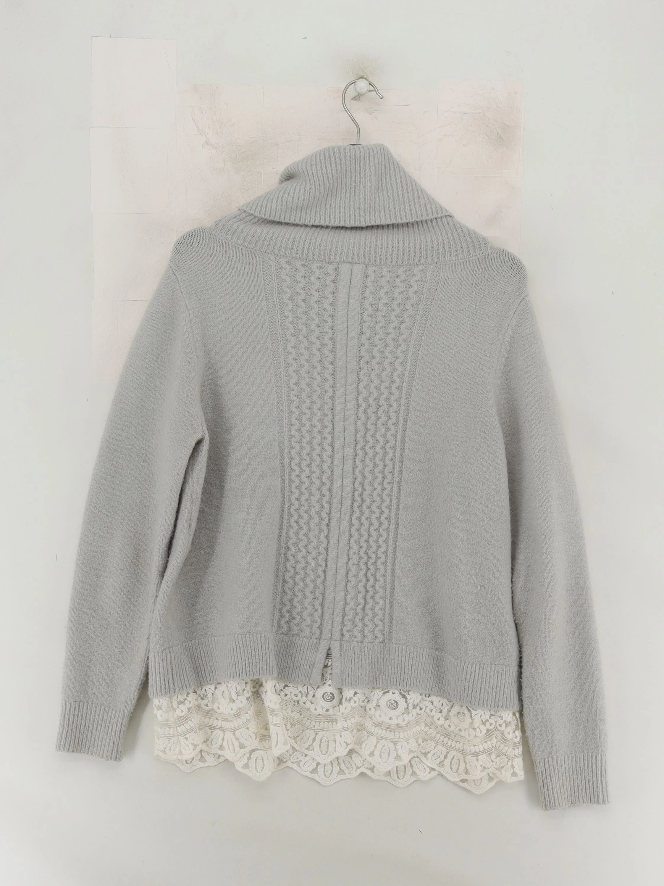 Mint Velvet Women's Jumper UK 14 Grey Acrylic - Image 2